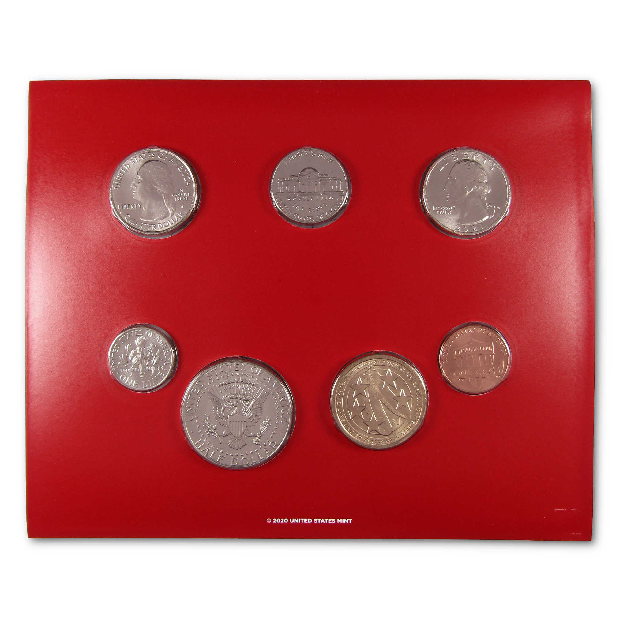 2021 Uncirculated Coin Set U.S Mint Government Packaging OGP COA