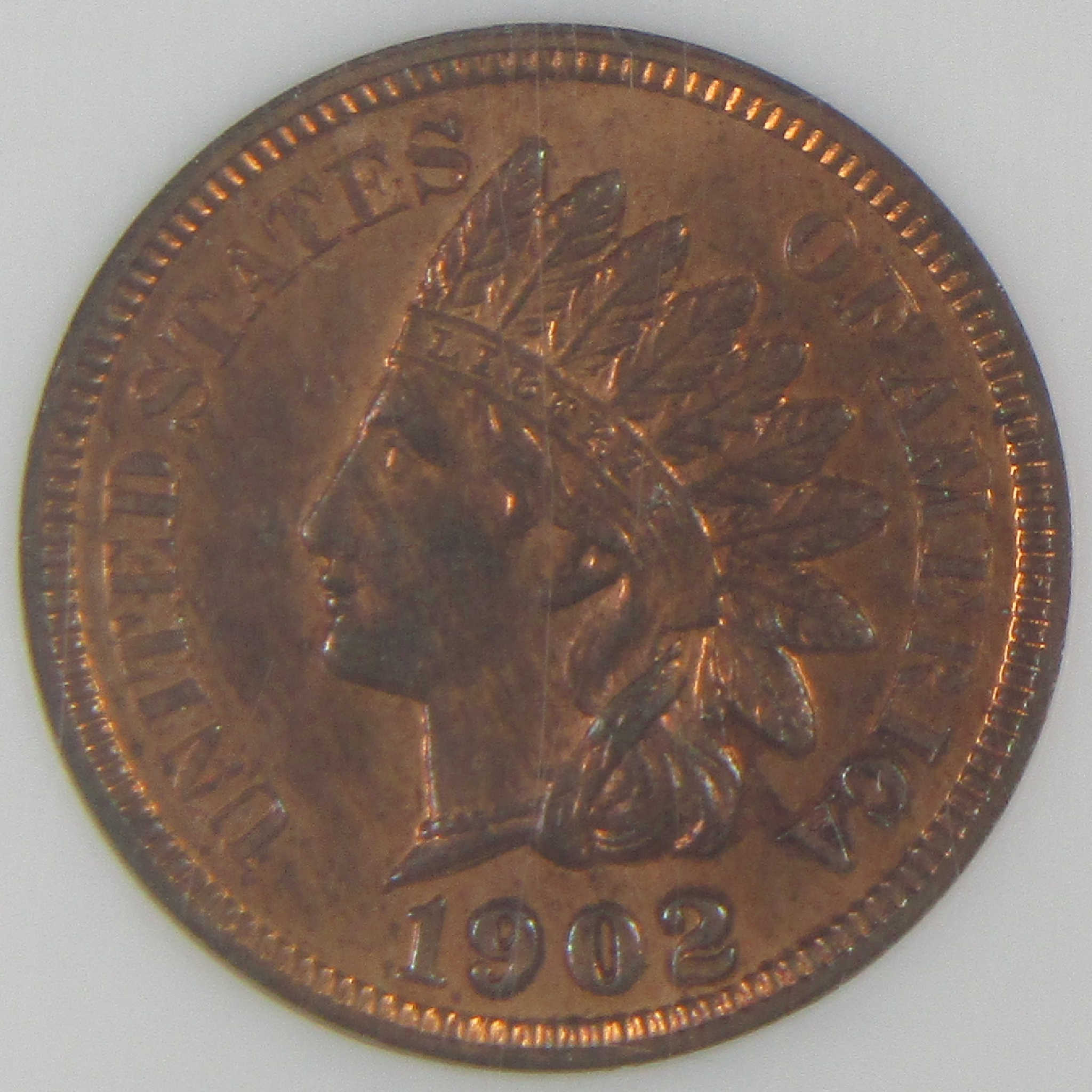 1902 Indian Head Cent PF 65 RB NGC Penny Proof 1c Coin