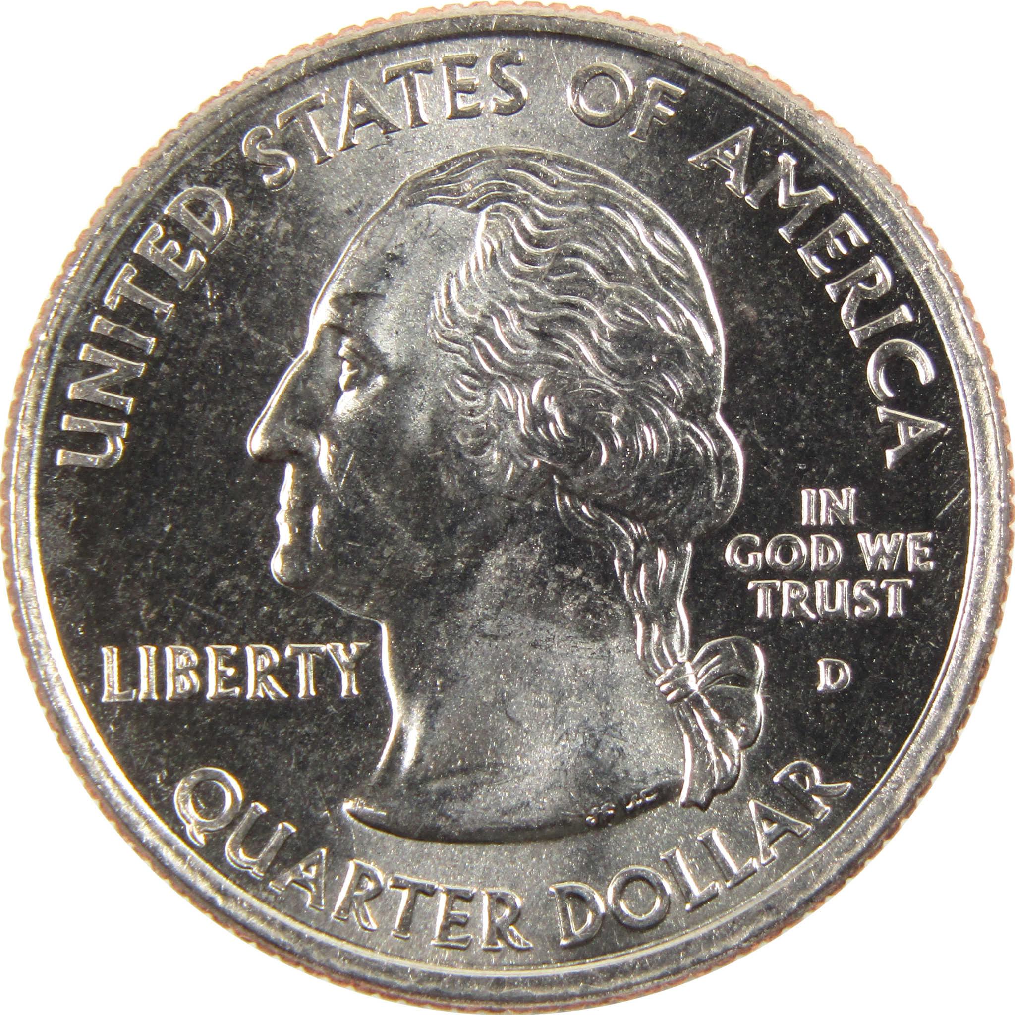 2004 D Texas State Quarter BU Uncirculated Clad 25c Coin