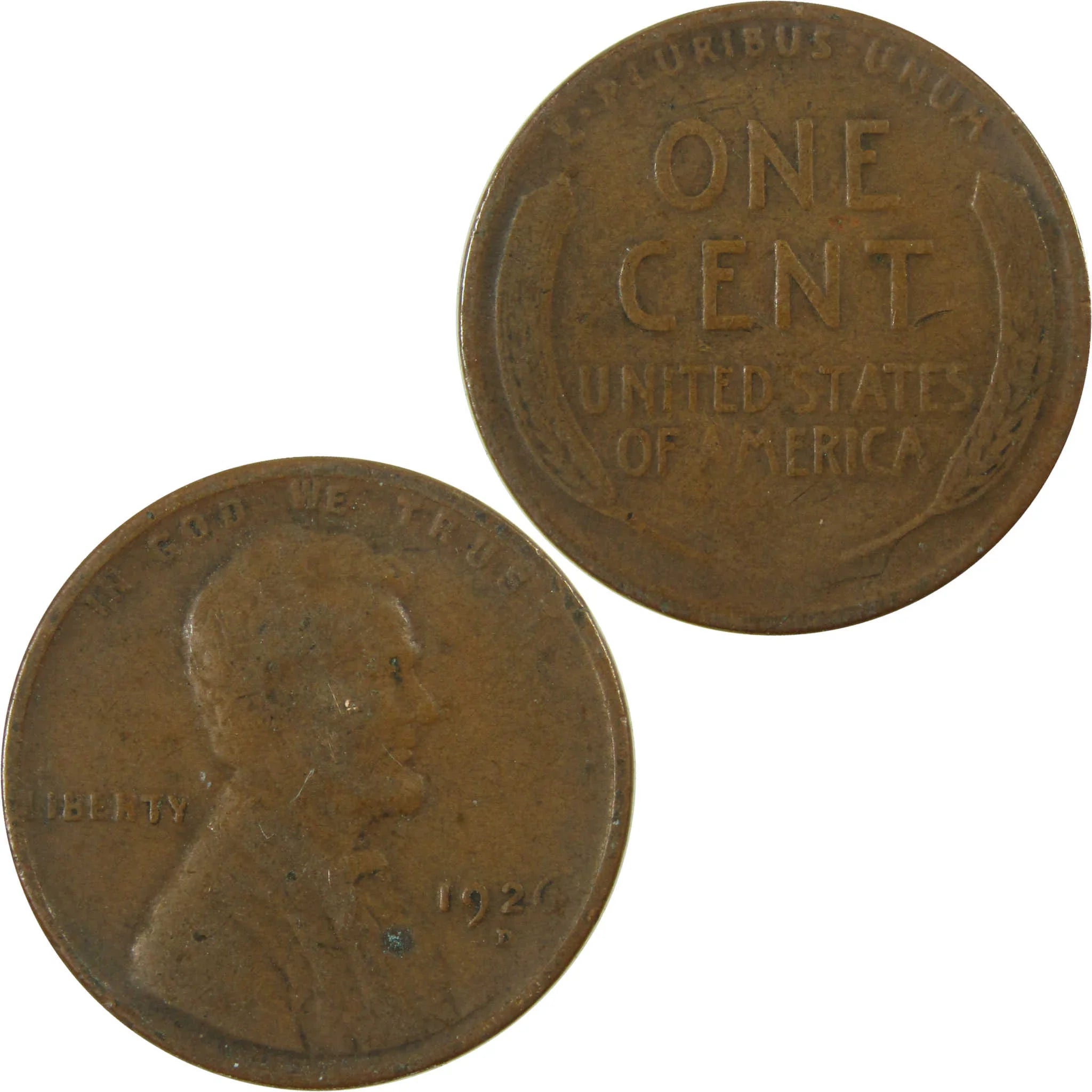 1926 D Lincoln Wheat Cent VG Very Good Penny 1c Coin SKU:I27190