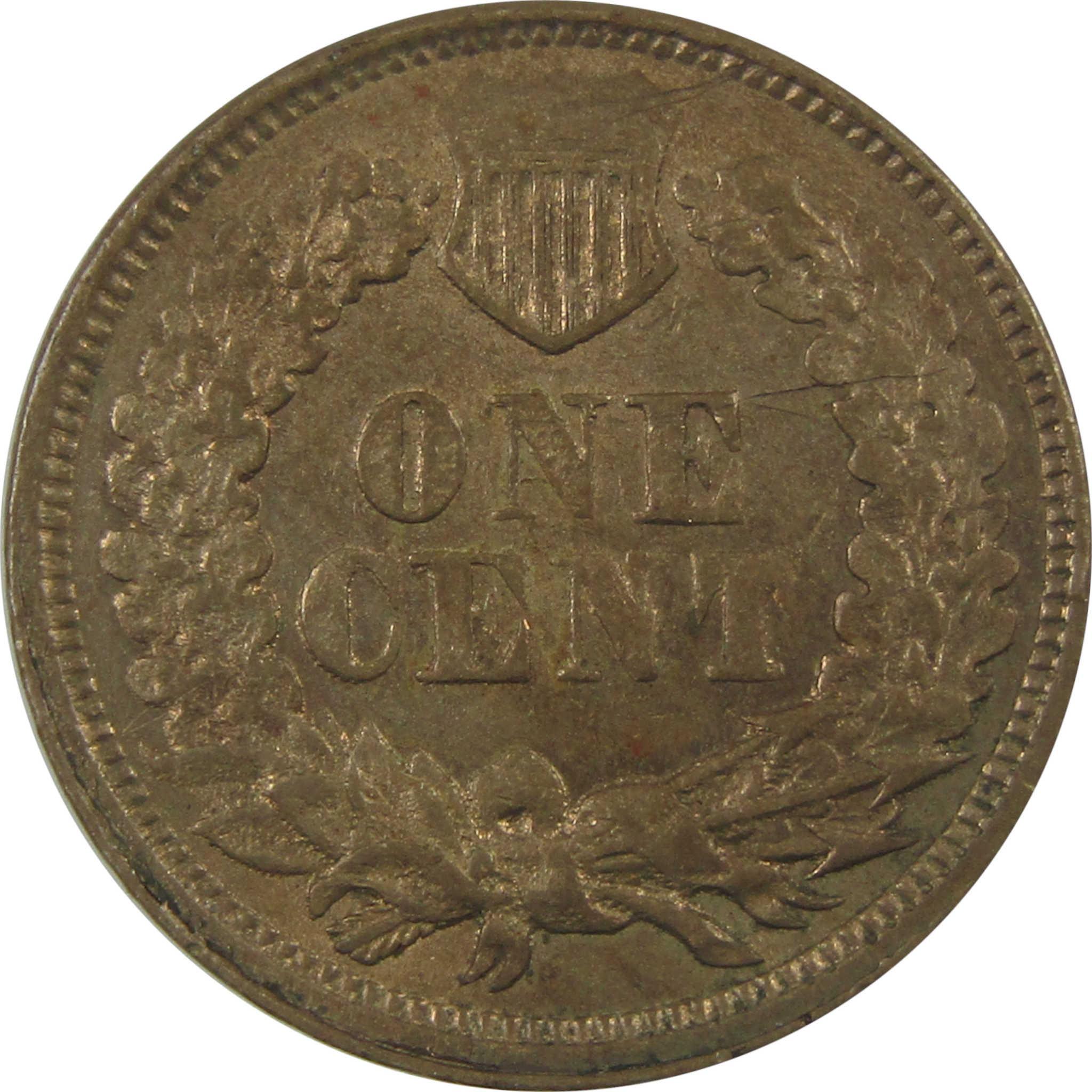 1862 Indian Head Cent CH AU Choice About Uncirculated Penny SKU:I24563