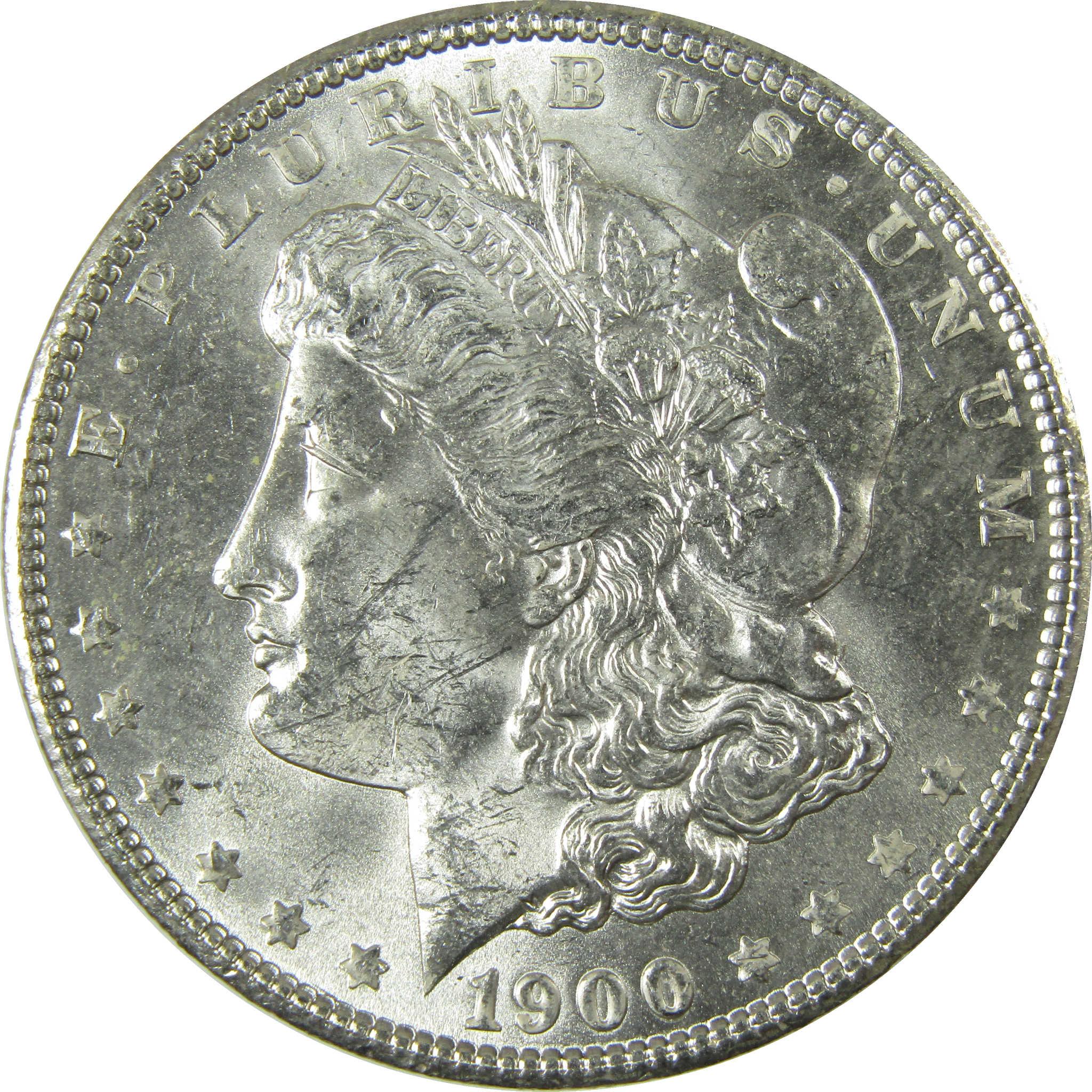 1900 Morgan Silver Dollar Uncirculated Mint State $1 Coin SKU:I27734 - Morgan coin - Morgan silver dollar - Morgan silver dollar for sale - Profile Coins & Collectibles