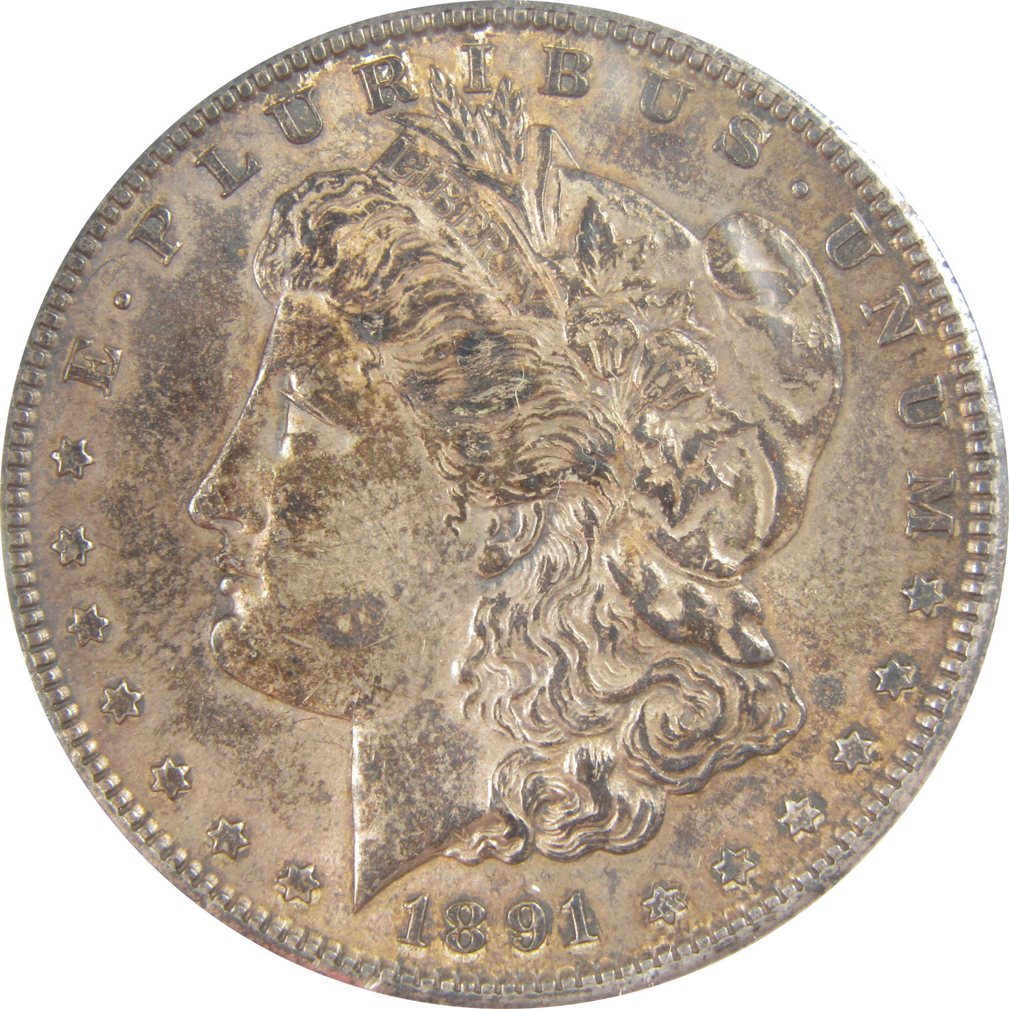 1891 S Morgan Dollar AU 58 ANACS Silver $1 Coin SKU:I20913 - Morgan coin - Morgan silver dollar - Morgan silver dollar for sale - Profile Coins & Collectibles