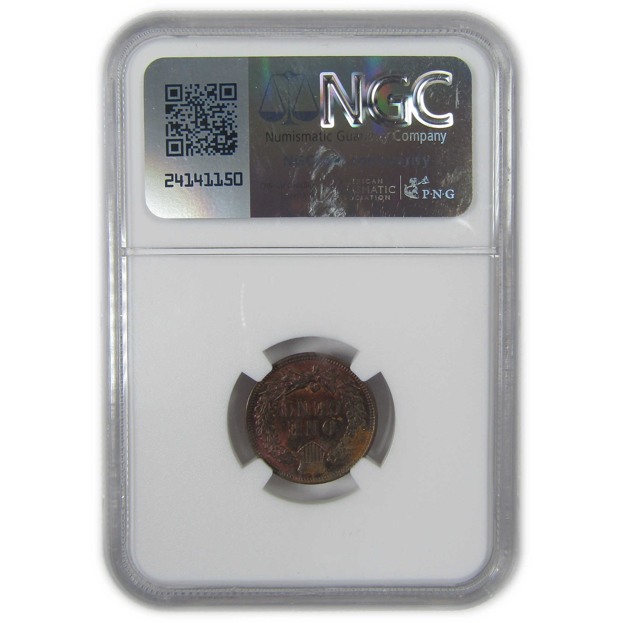 1905 Indian Head Cent MS 62 RB NGC Original Bag Fragment SKU:I23669