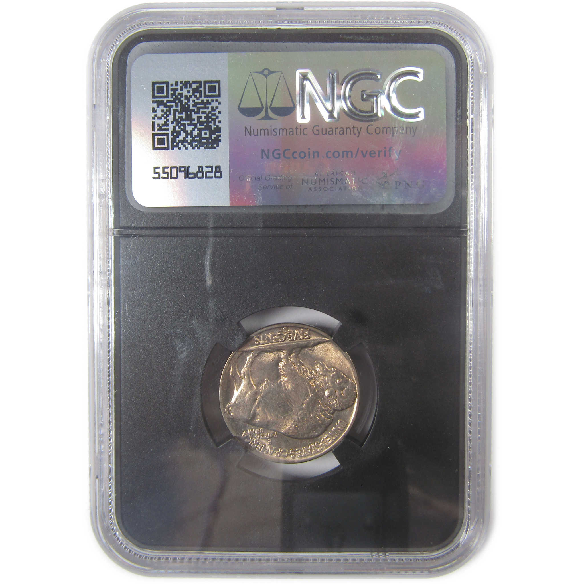 1937 D Buffalo Nickel MS 66 NGC 5c Original Bag Fragment SKU:I17413