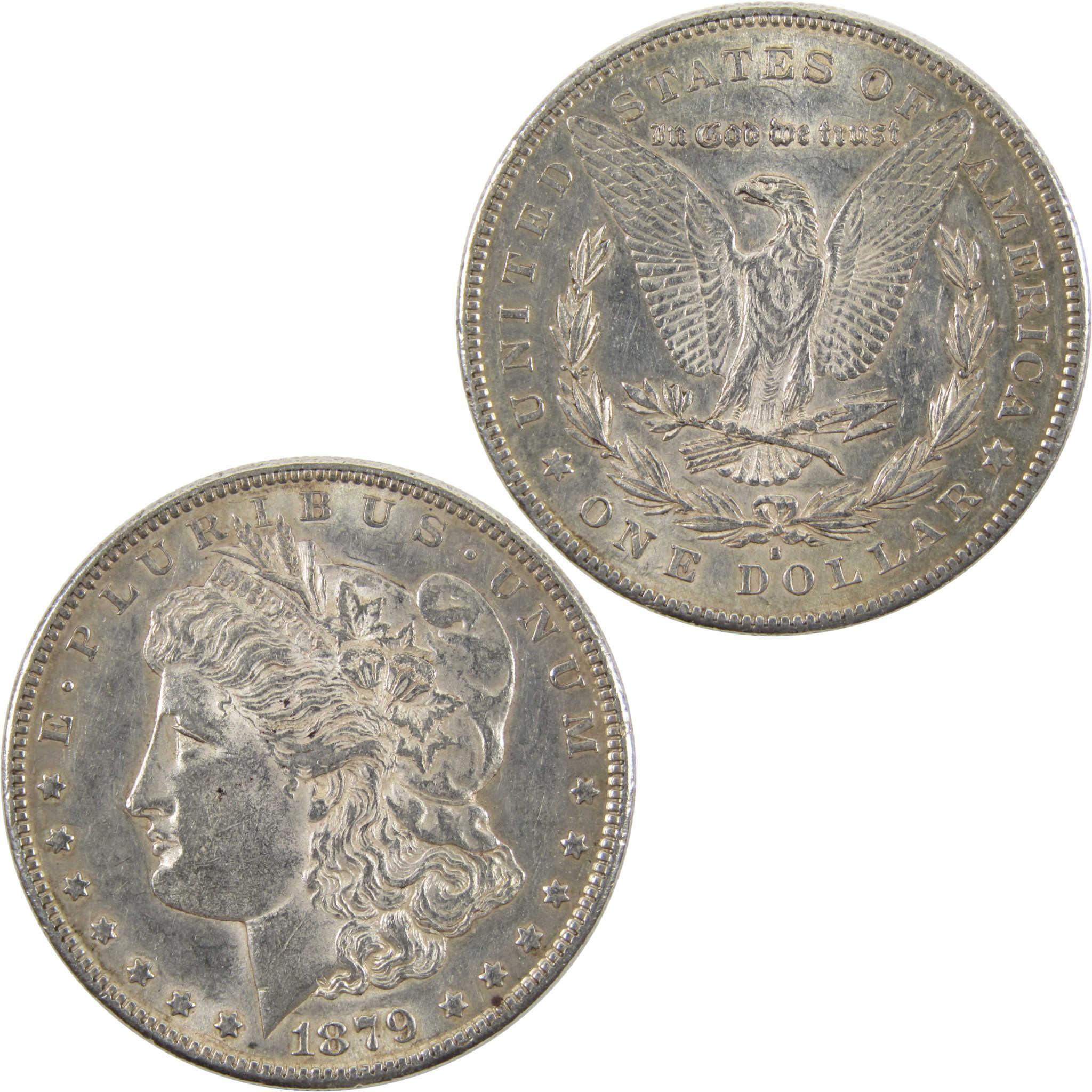 1879 S Rev 78 Morgan Dollar Borderline Unc 90% Silver $1 SKU:I10622 - Morgan coin - Morgan silver dollar - Morgan silver dollar for sale - Profile Coins & Collectibles