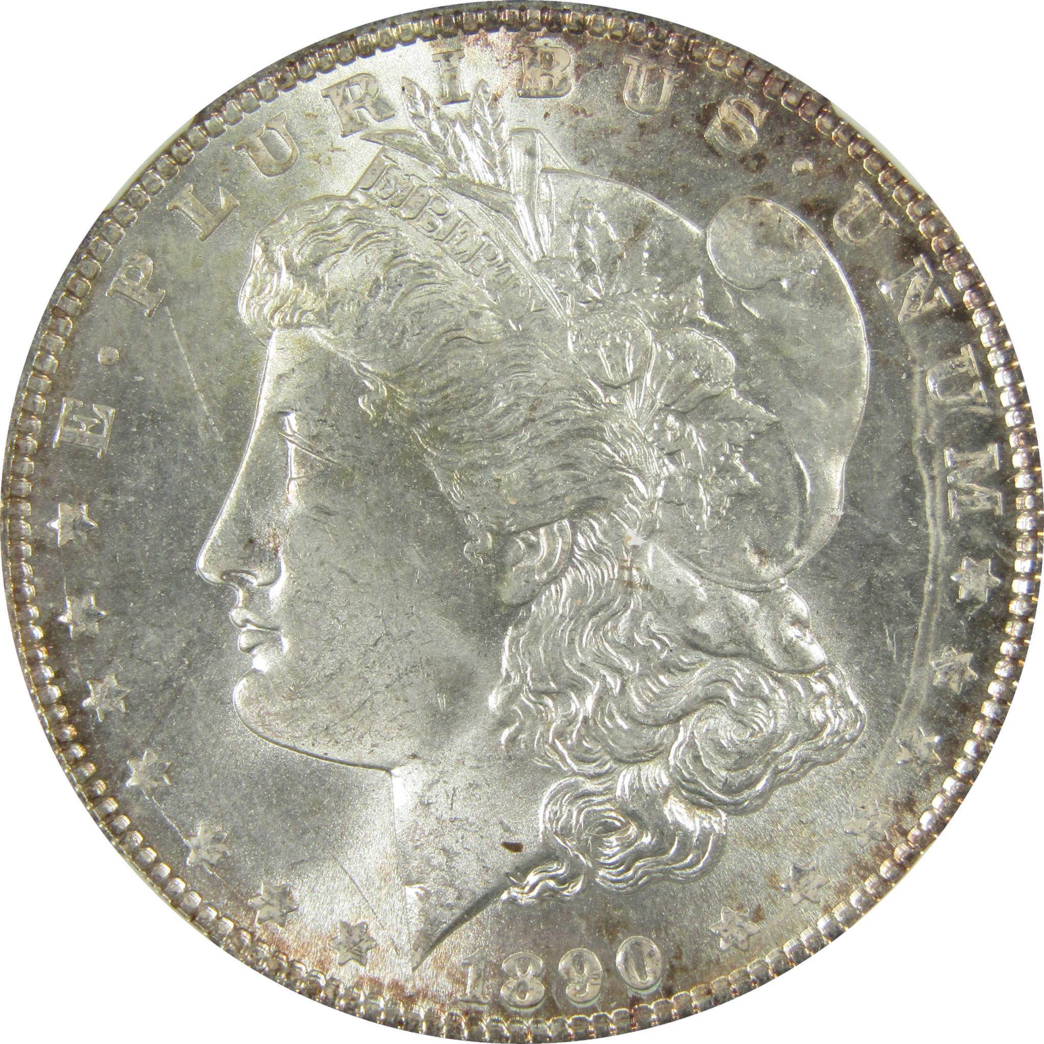 1890 Morgan Silver Dollar MS 63 NGC Uncirculated $1 Coin SKU:I27525 - Morgan coin - Morgan silver dollar - Morgan silver dollar for sale - Profile Coins & Collectibles
