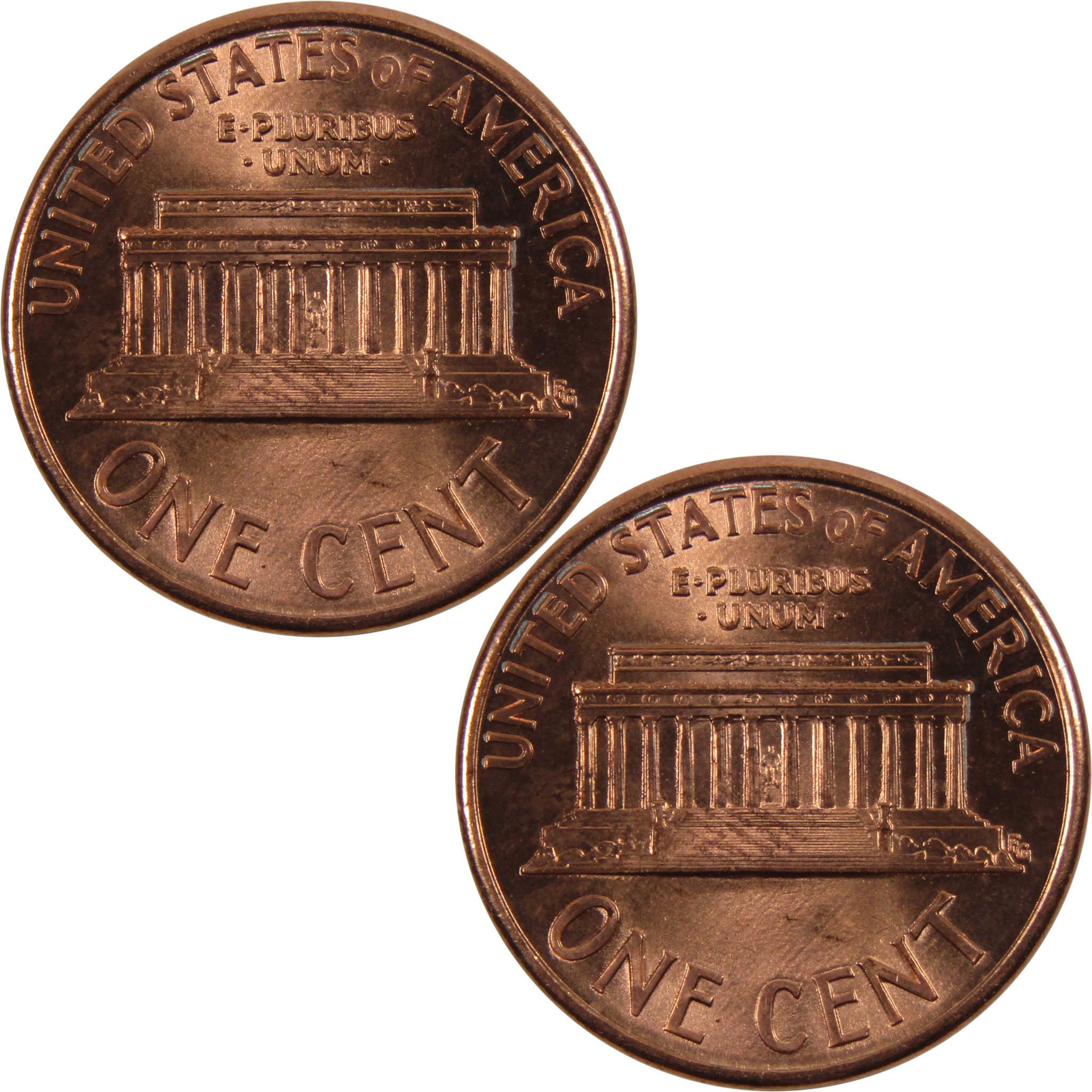 1992 D Lincoln Memorial Cent BU Uncirculated Penny 1c Coin