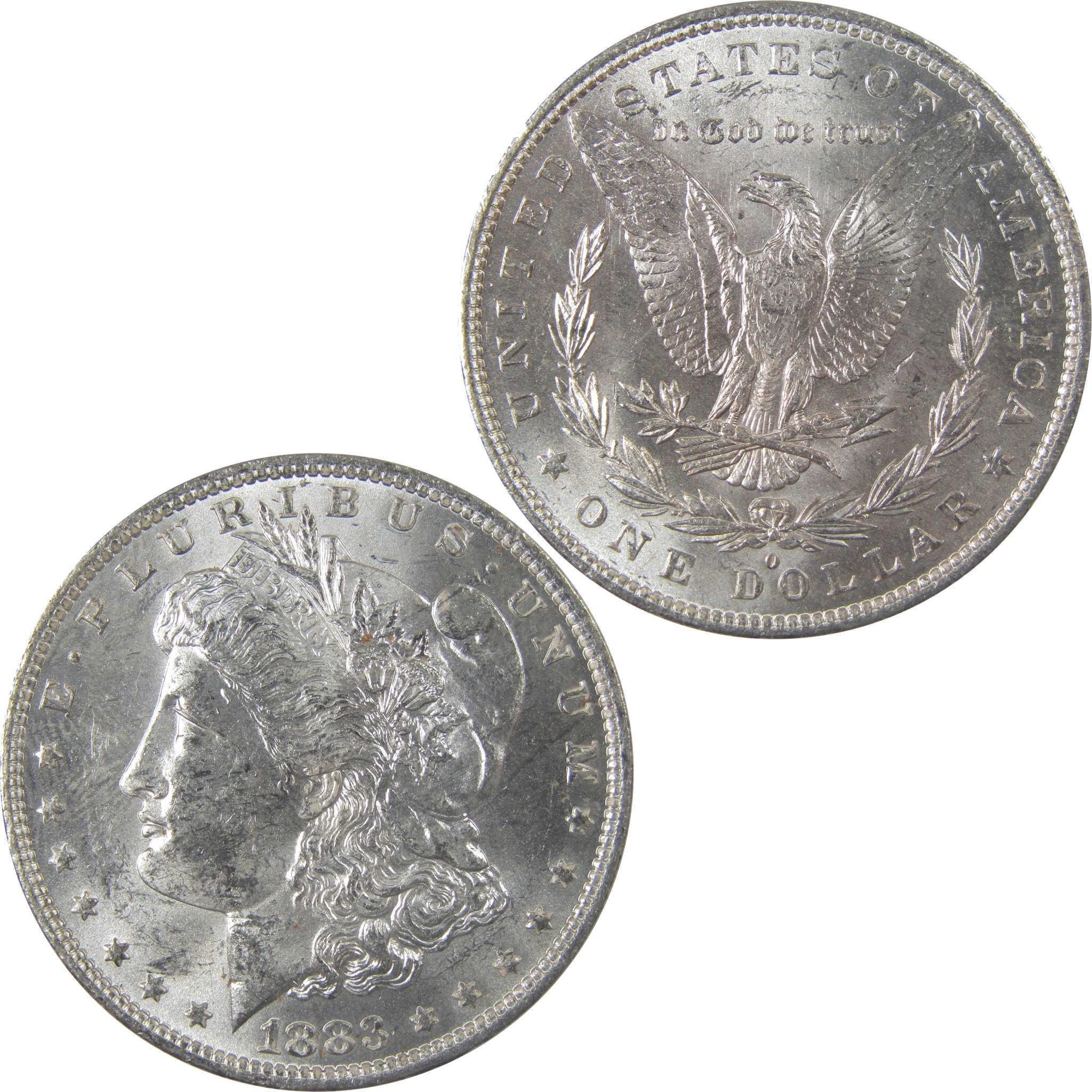 1883 O Morgan Silver Dollar Uncirculated Mint State Toned SKU:I24862