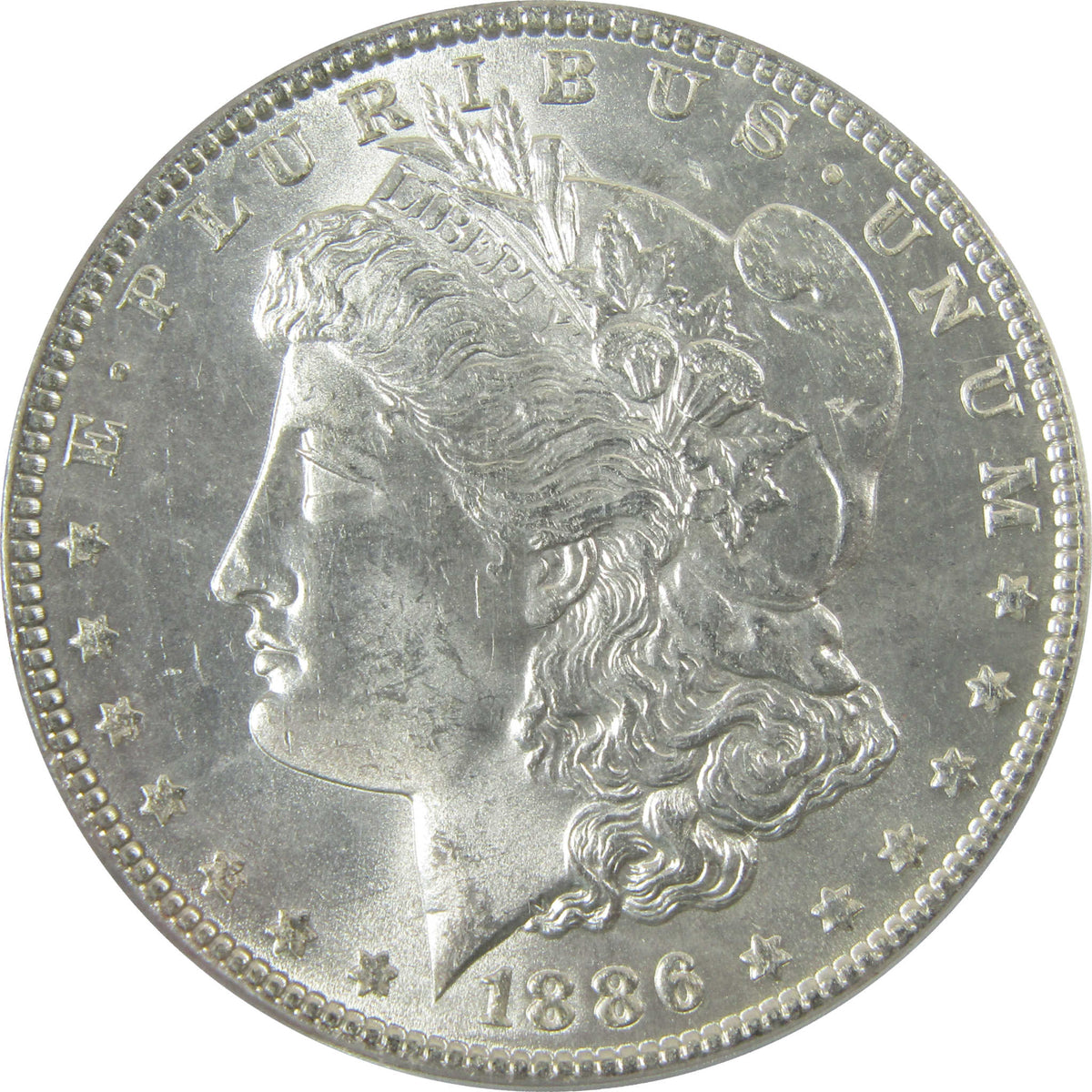 1886 Morgan Silver Dollar MS 63 PCGS Uncirculated $1 Coin SKU:I28353 - Morgan coin - Morgan silver dollar - Morgan silver dollar for sale - Profile Coins & Collectibles