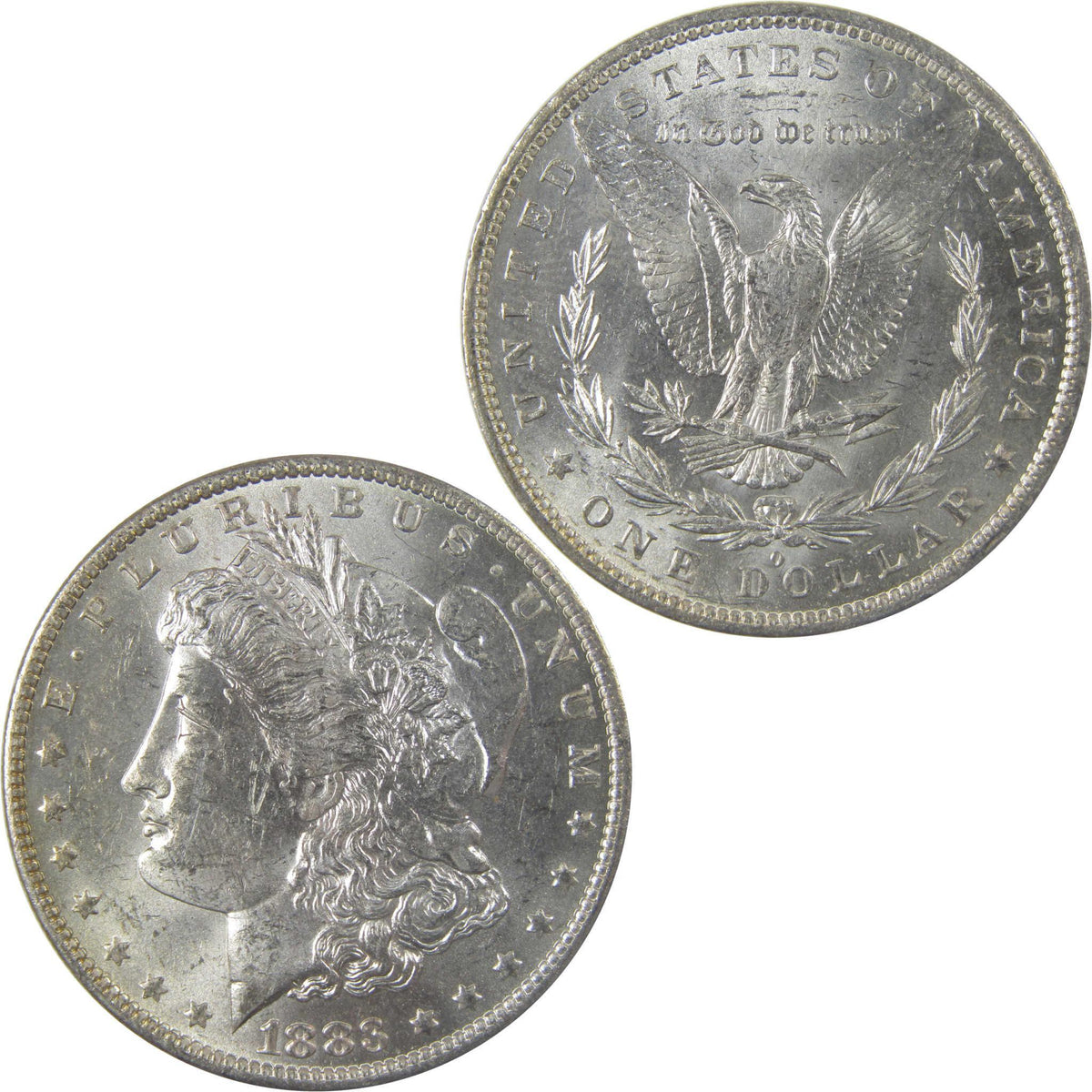 1883 O Morgan Silver Dollar Uncirculated Mint State Toned SKU:I24846
