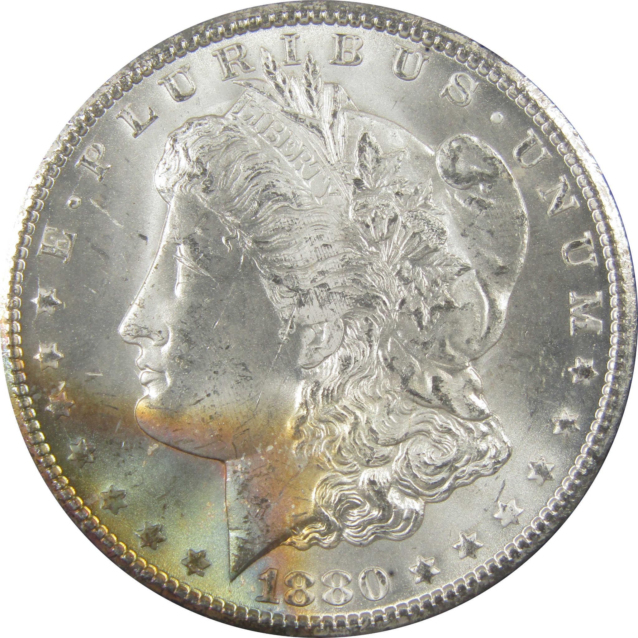1880 CC GSA Morgan Silver Dollar Uncirculated Toned SKU:I24076