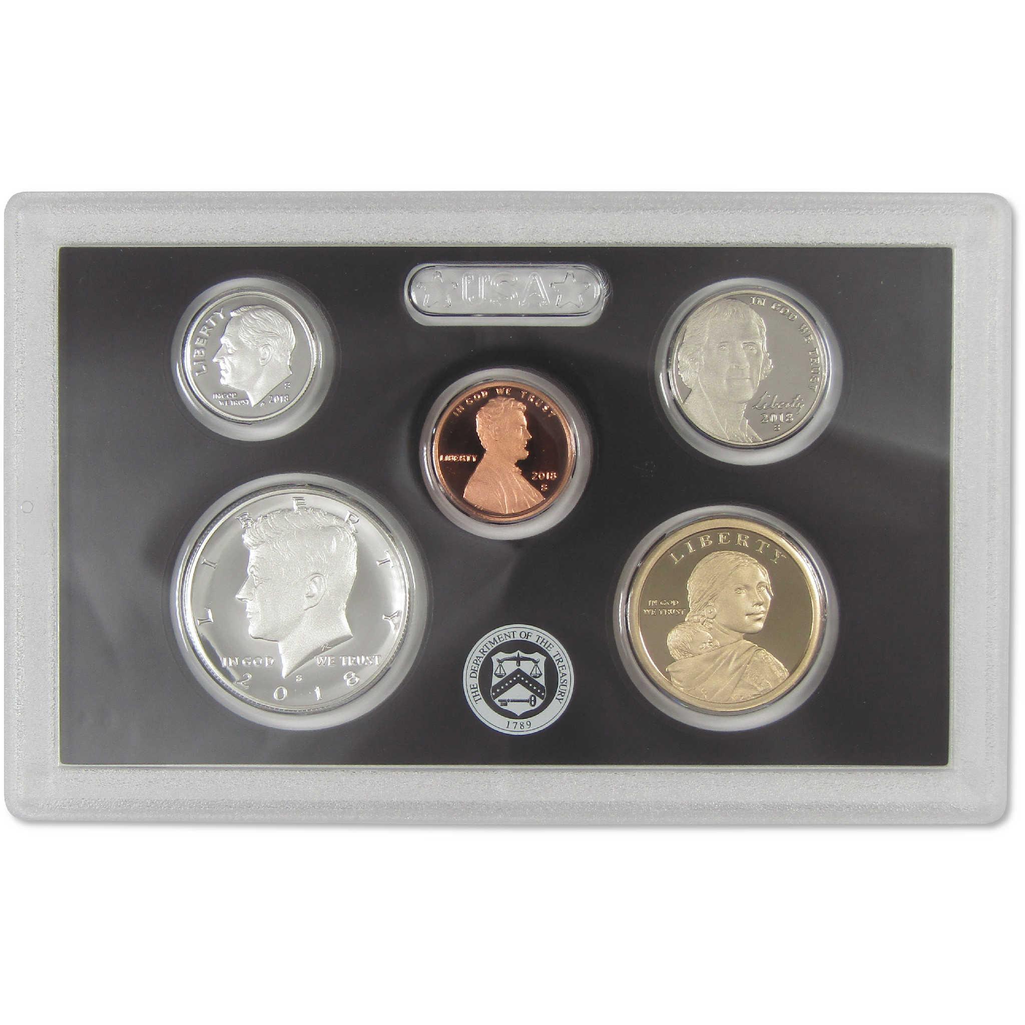 2018 Silver Proof Set U.S. Mint Original Government Packaging OGP COA