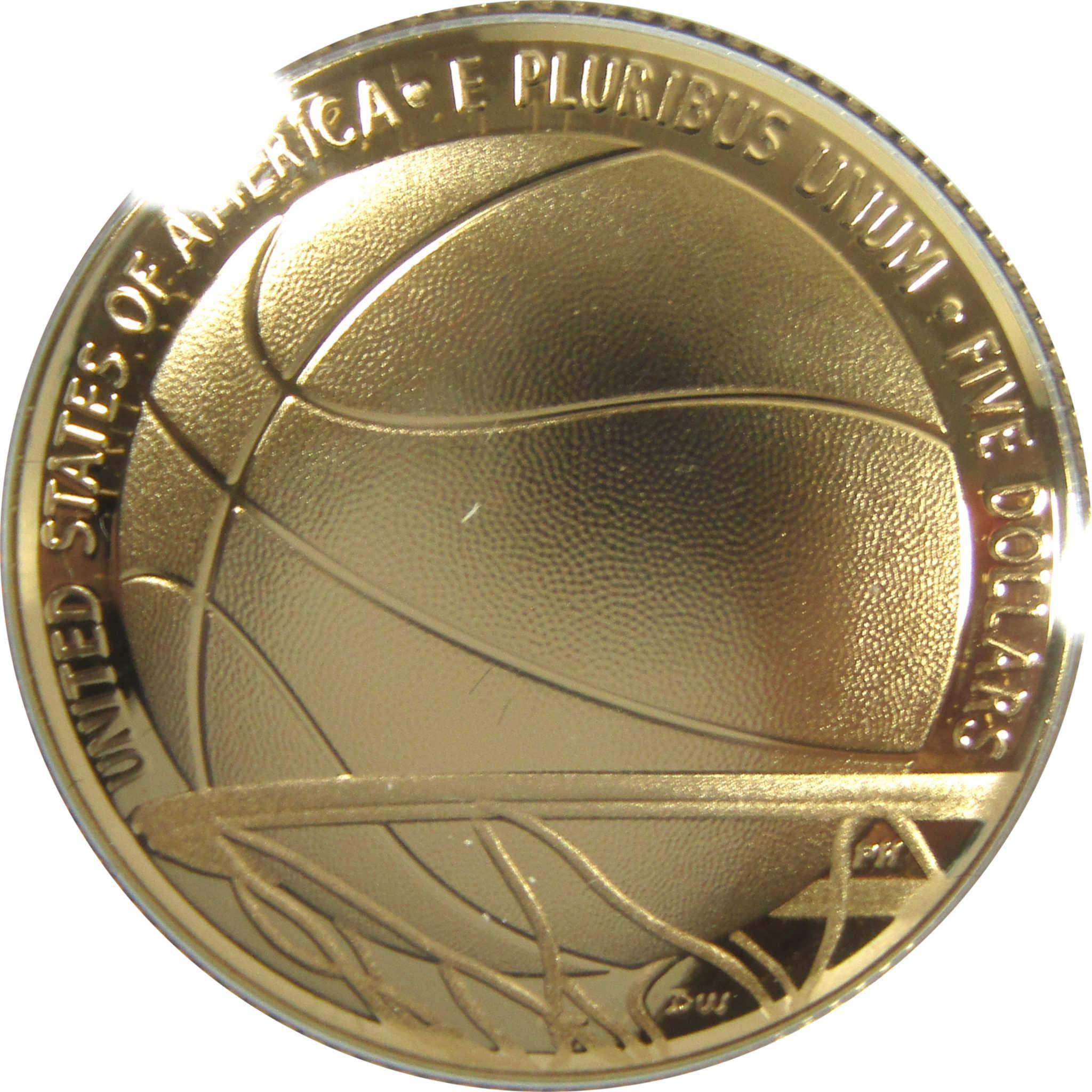 2020 W Basketball Hall of Fame Commemorative Gold Proof OGP COA