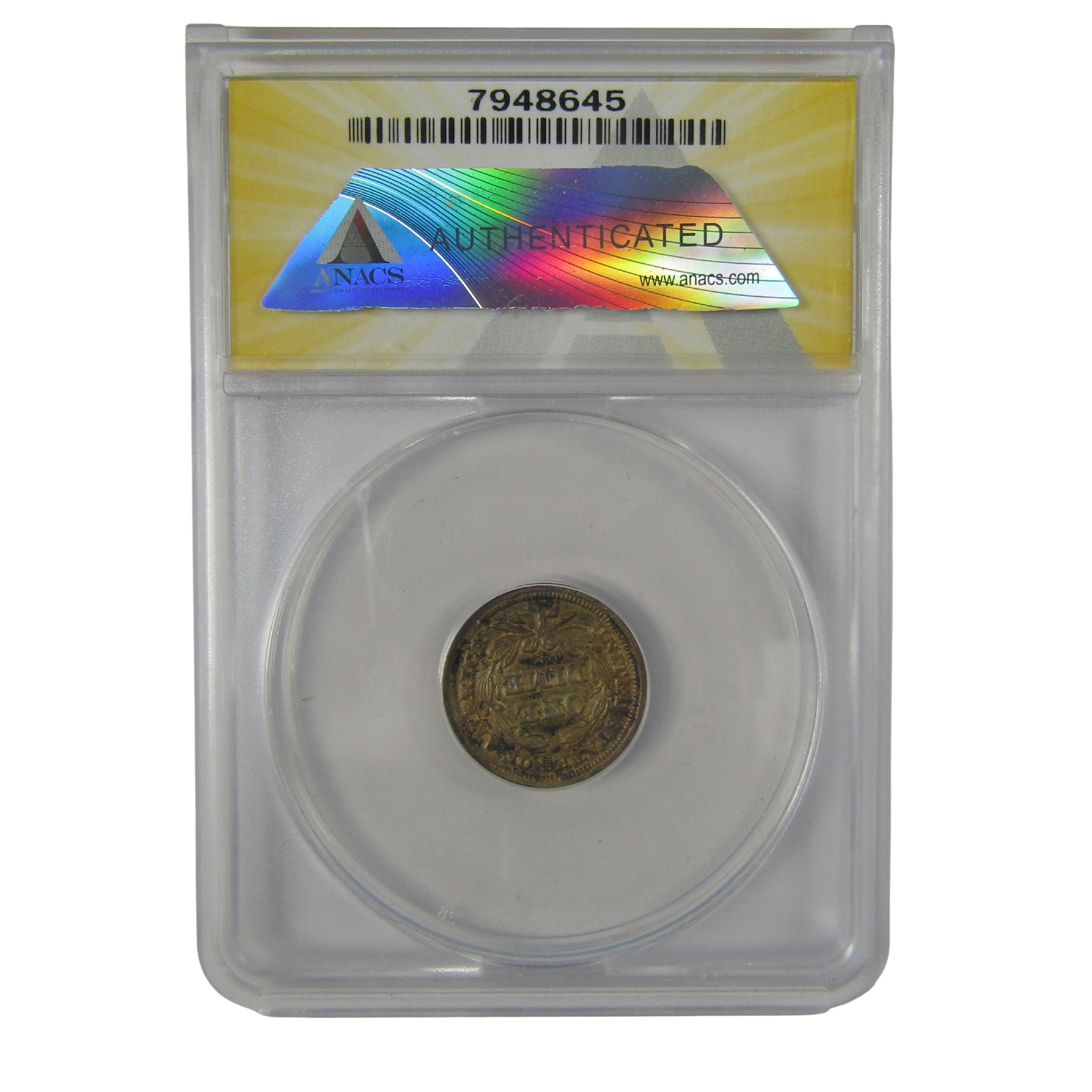 1856 Small Date Seated Liberty Dime AU 55 ANACS Silver SKU:I23021