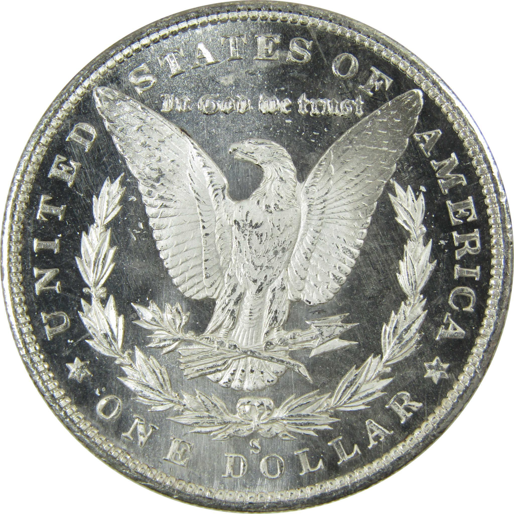 1880 S Morgan Silver $1 BU Choice Uncirculated Mint State SKU:CP639 - Morgan coin - Morgan silver dollar - Morgan silver dollar for sale - Profile Coins & Collectibles