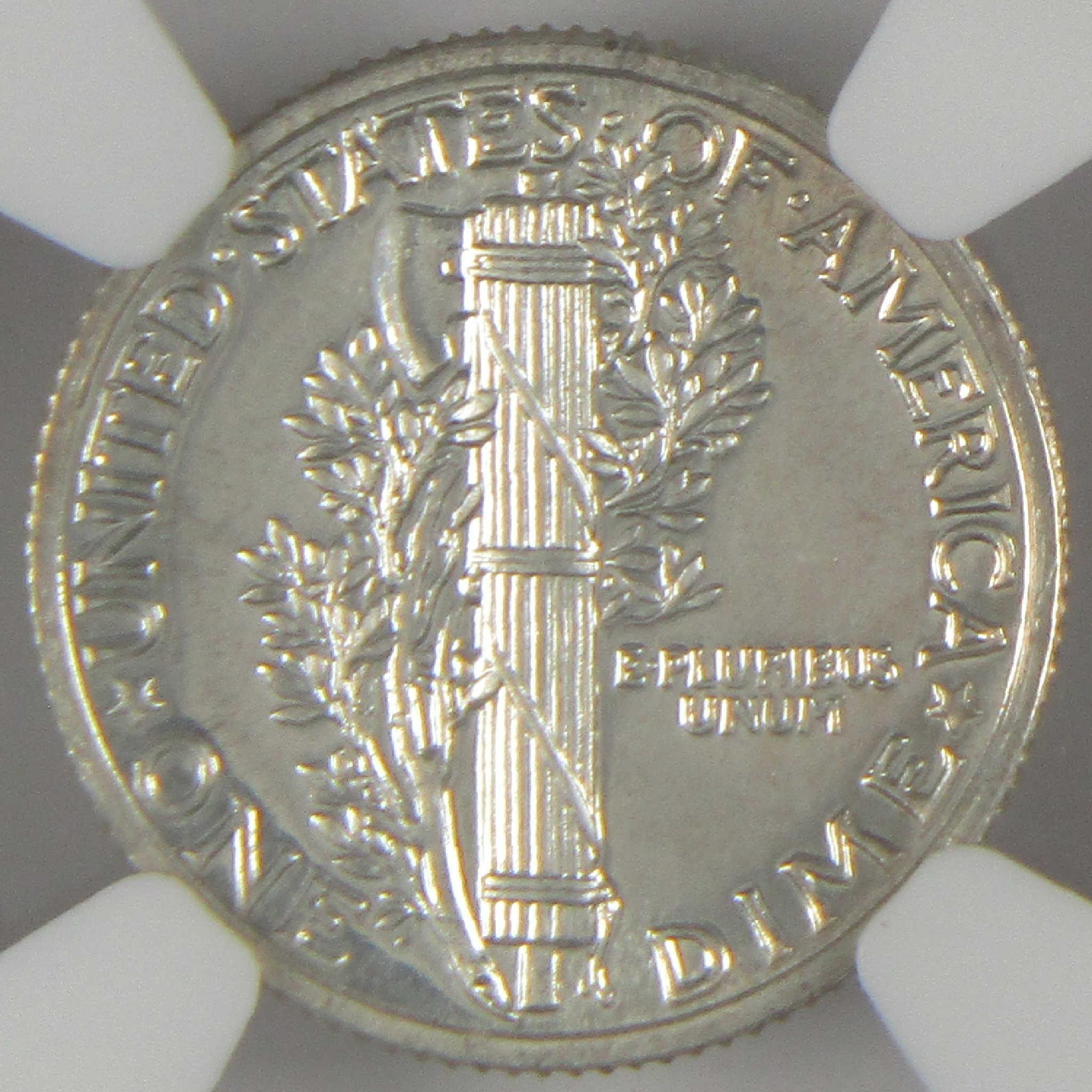 1937 Mercury Dime PF 66 NGC Silver Proof 10c Coin