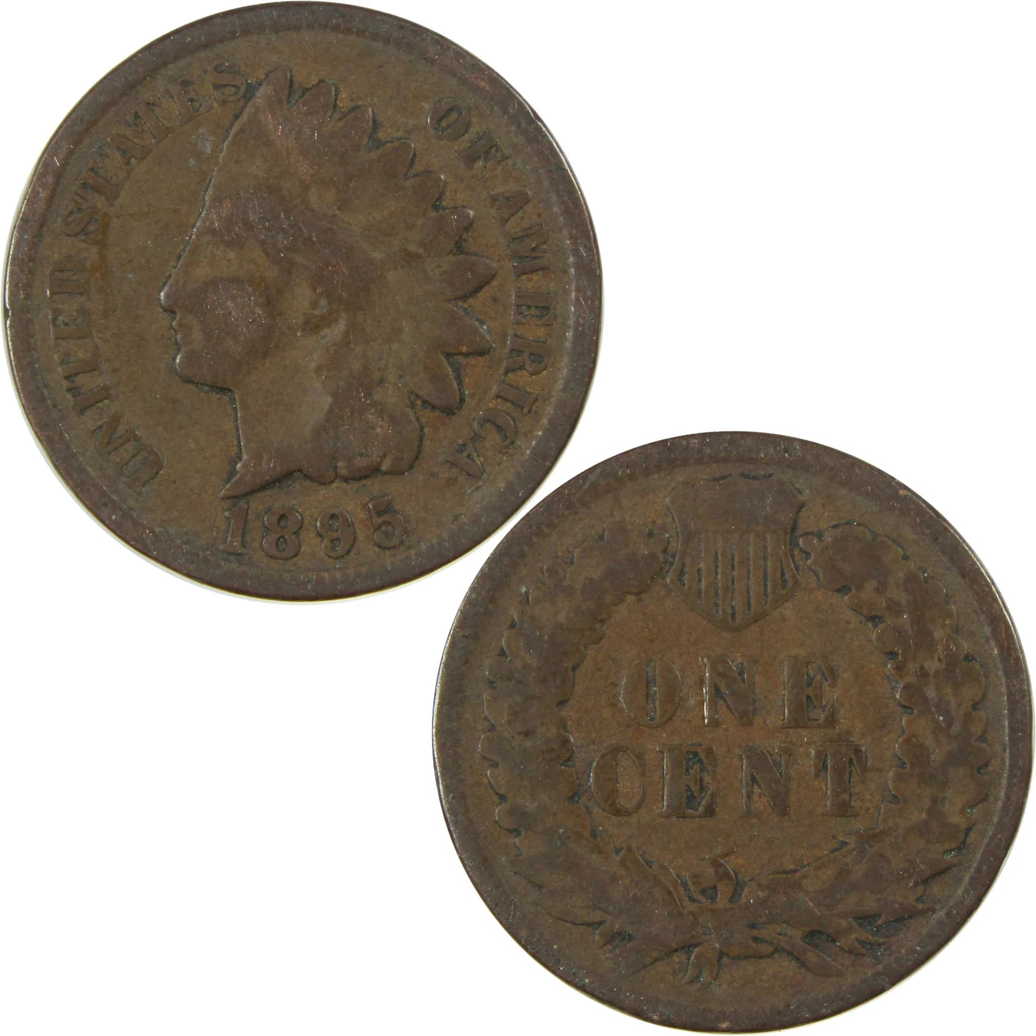 1895 Indian Head Cent G Good Penny 1c Coin SKU:I27046