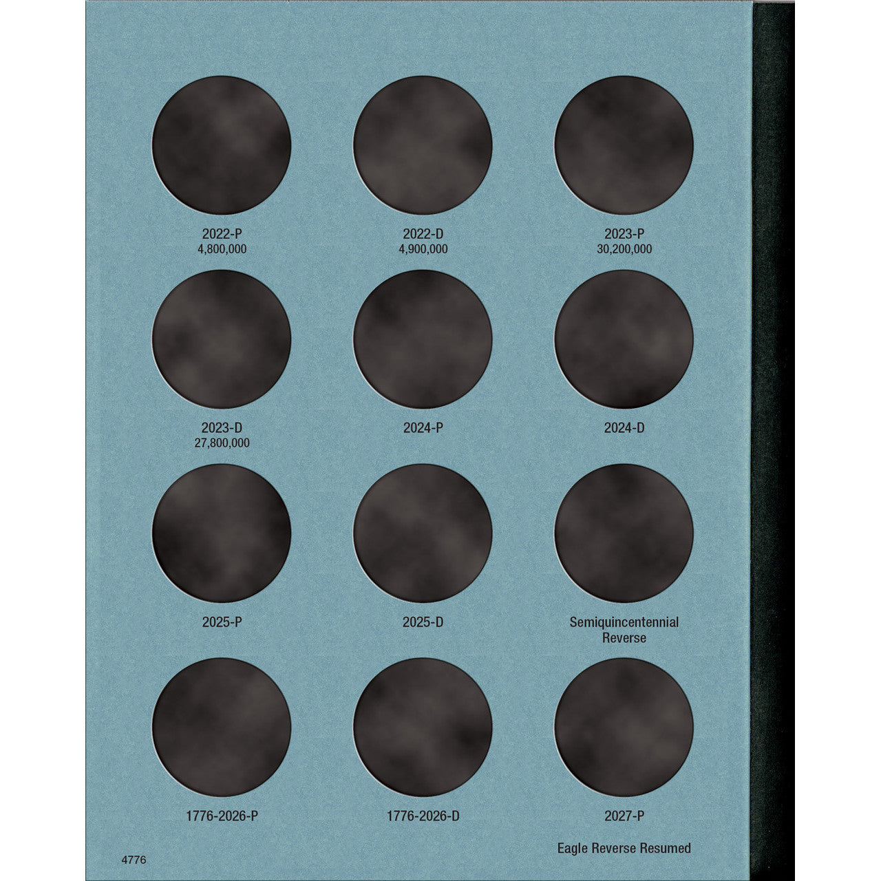 Whitman Kennedy Half Dollar Coin Folder Collection #4 Starting 2022