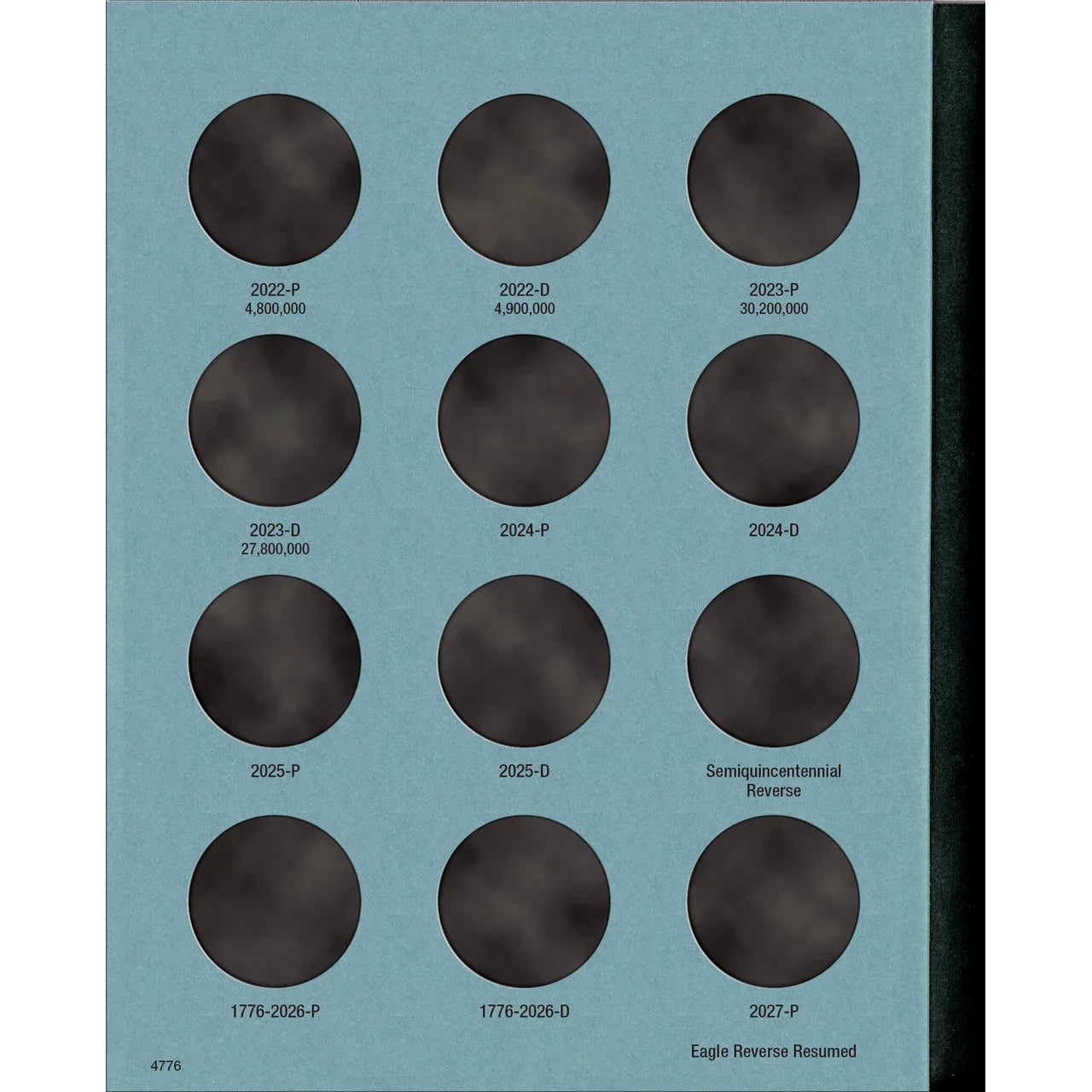 Whitman Kennedy Half Dollar Coin Folder Collection #4 Starting 2022