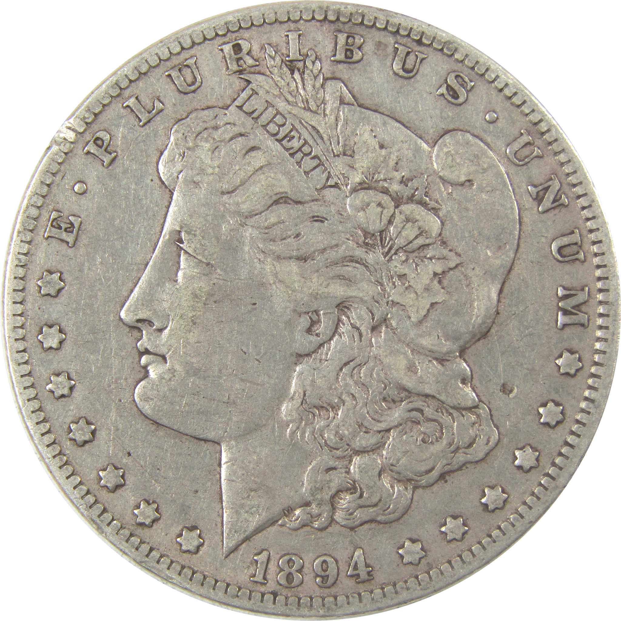 1894 O Morgan Silver Dollar VF Very Fine $1 Coin SKU:I24403