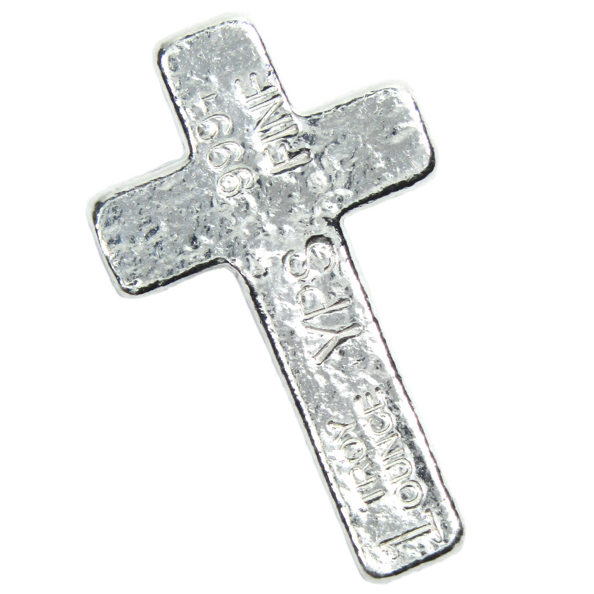 1 oz .999 Hand-Poured Silver Cross