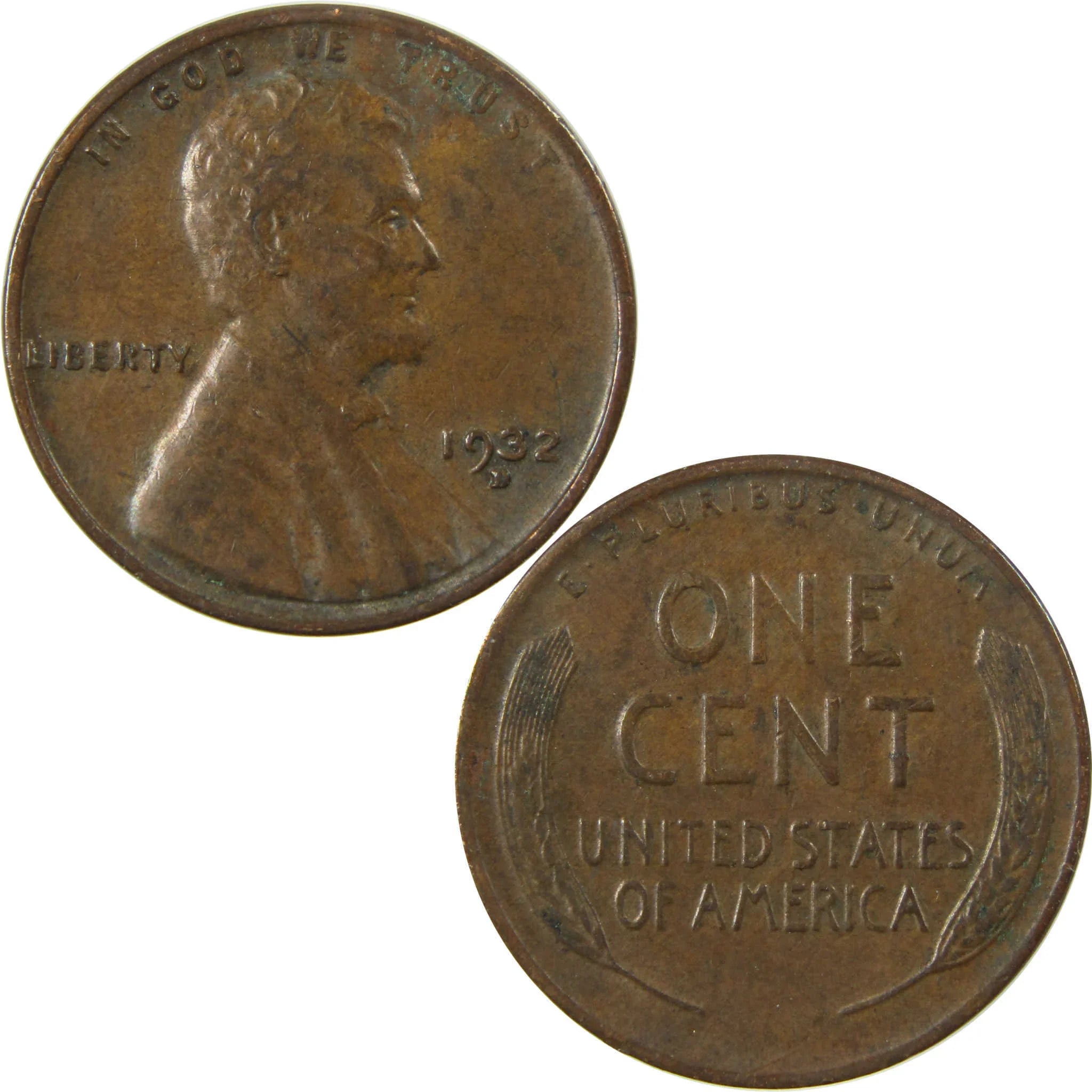 1932 D Lincoln Wheat Cent XF EF Extremely Fine Penny SKU:I26818