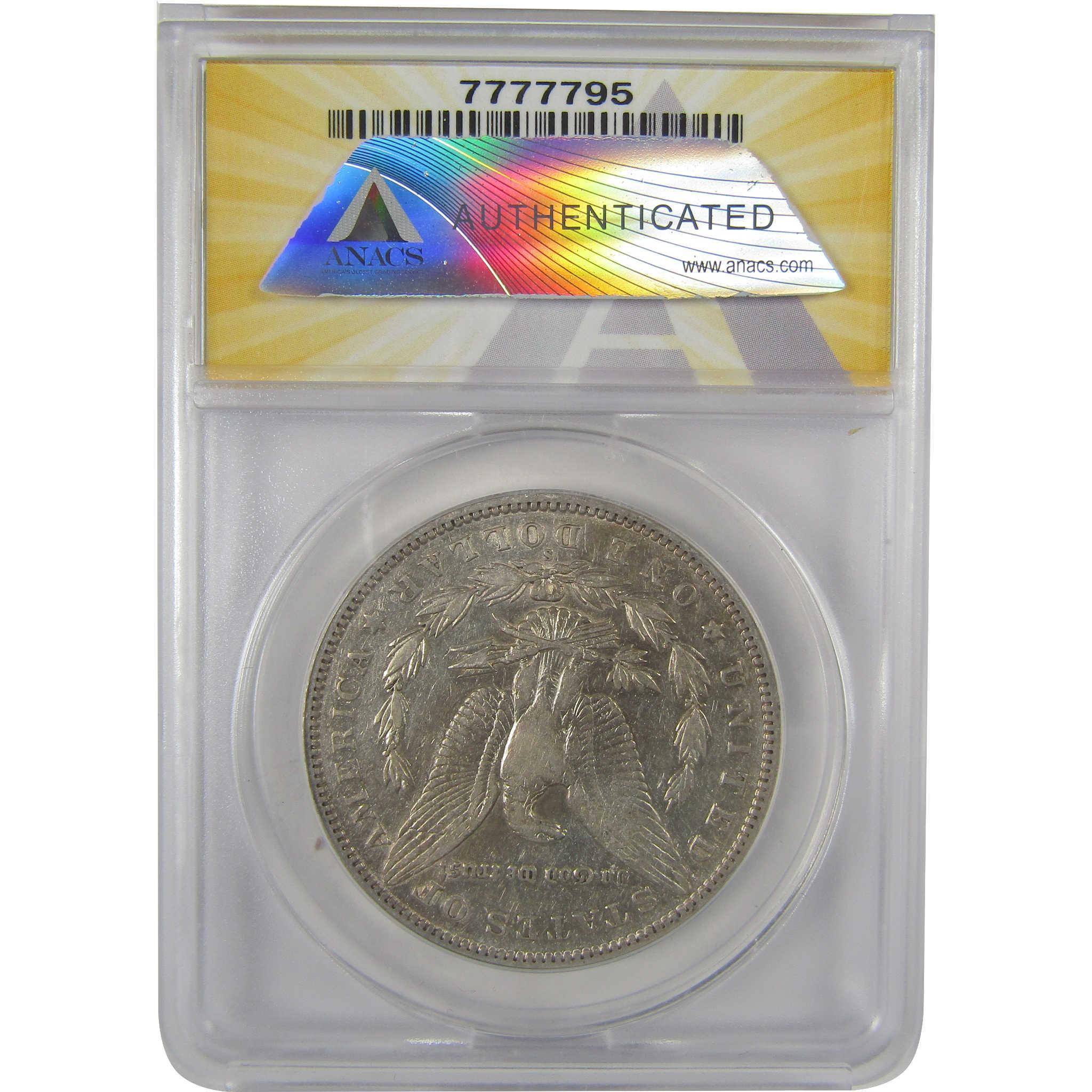 1896 S Morgan Dollar VF 35 Details ANACS Silver $1 Coin SKU:I19321 - Morgan coin - Morgan silver dollar - Morgan silver dollar for sale - Profile Coins & Collectibles