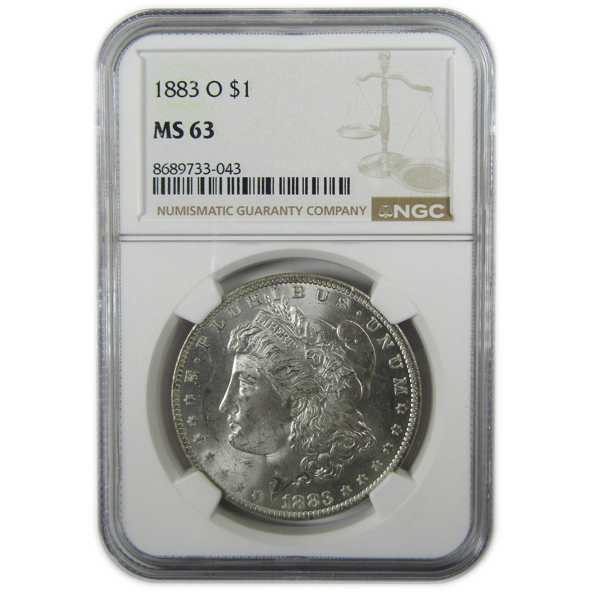 1883 O Morgan Silver Dollar MS 63 NGC Uncirculated $1 Coin SKU:CP438 - Morgan coin - Morgan silver dollar - Morgan silver dollar for sale - Profile Coins & Collectibles