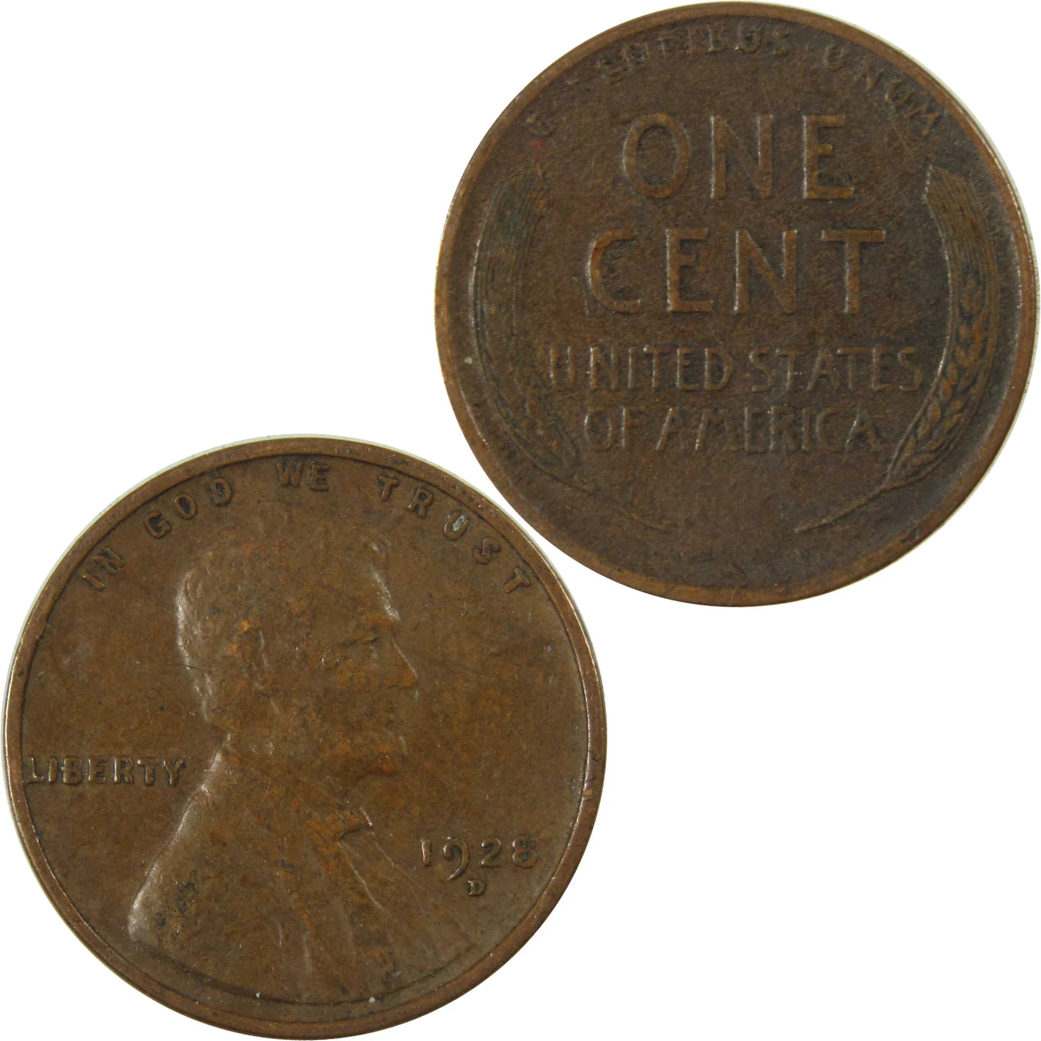 1928 D Lincoln Wheat Cent VF Very Fine Penny 1c Coin SKU:I27616