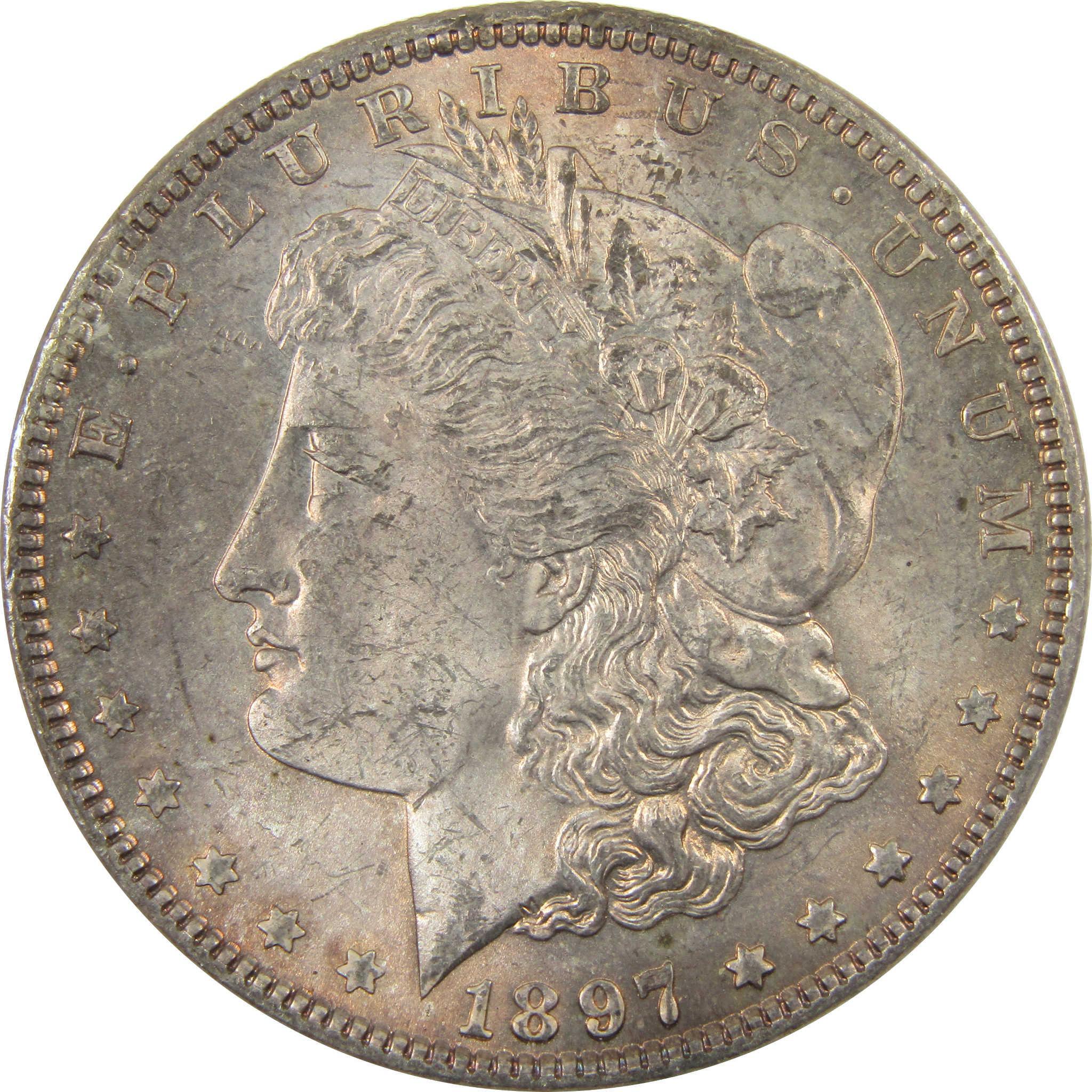 1897 VAM-6A Pitted Reverse Morgan Silver $1 Uncirculated SKU:CP1400 - Morgan coin - Morgan silver dollar - Morgan silver dollar for sale - Profile Coins & Collectibles