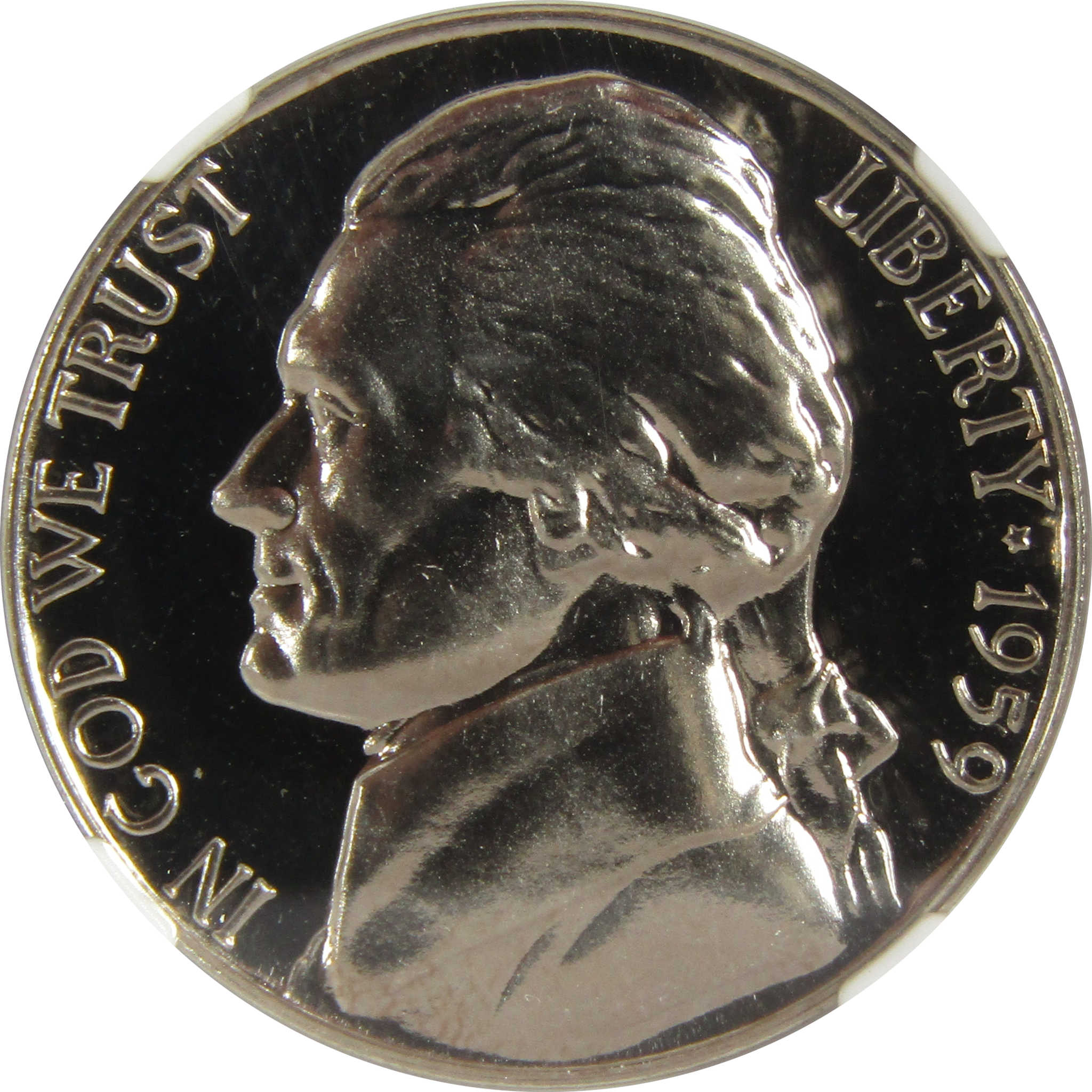 1959 Jefferson Nickel PF 68 NGC Proof 5c Coin Collectible SKU:I27322