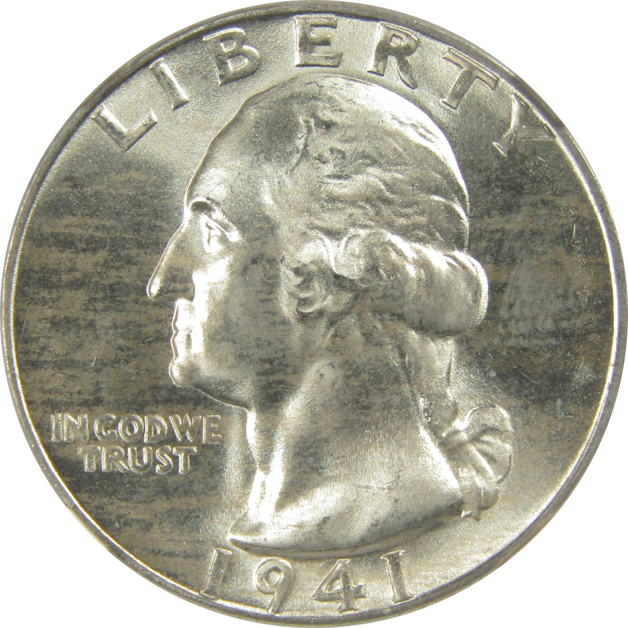 1941 Washington Quarter MS 66 NGC Silver Bag Fragment SKU:I20487
