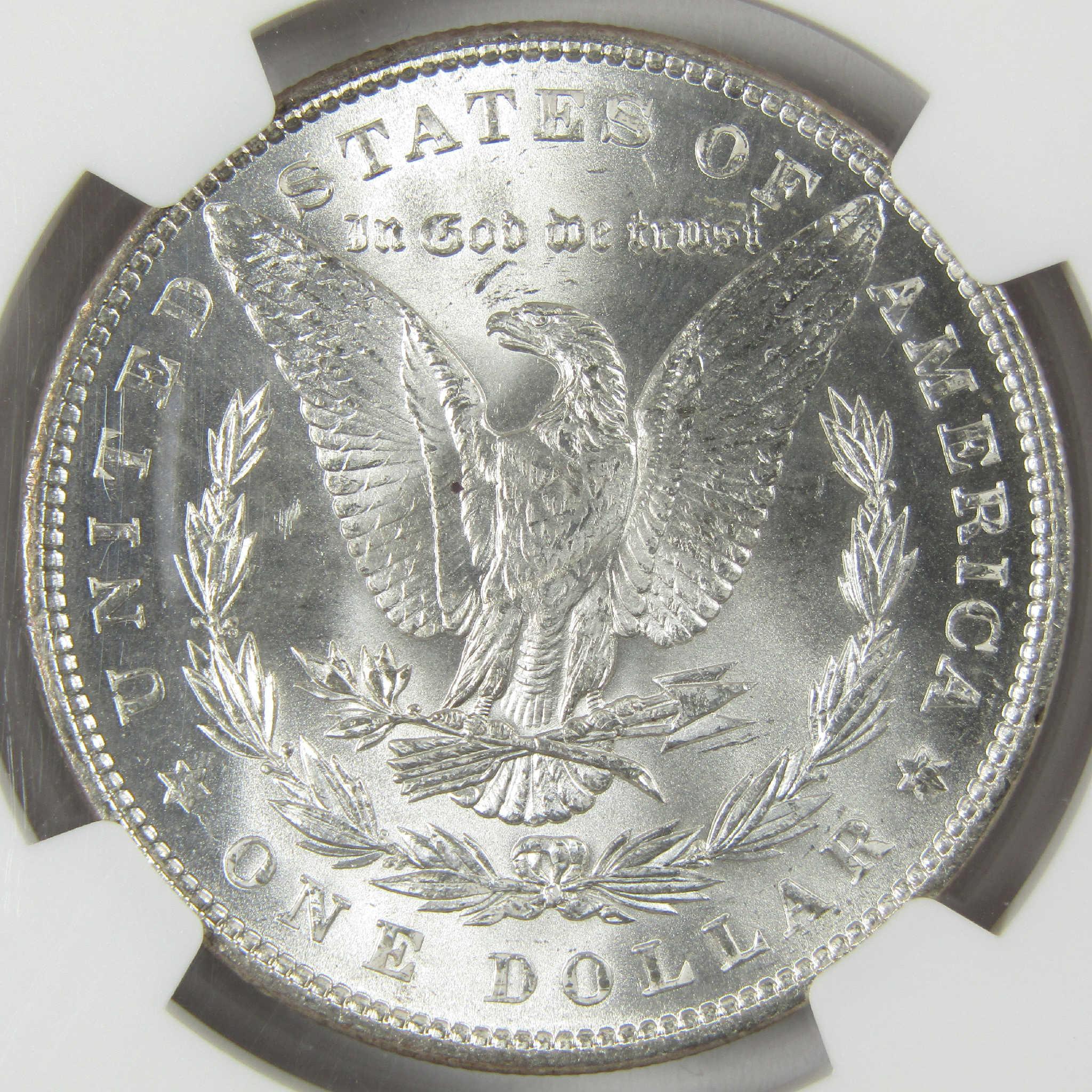 1886 Morgan Silver Dollar MS 66 NGC Uncirculated $1 Coin Collectible - Morgan coin - Morgan silver dollar - Morgan silver dollar for sale - Profile Coins & Collectibles