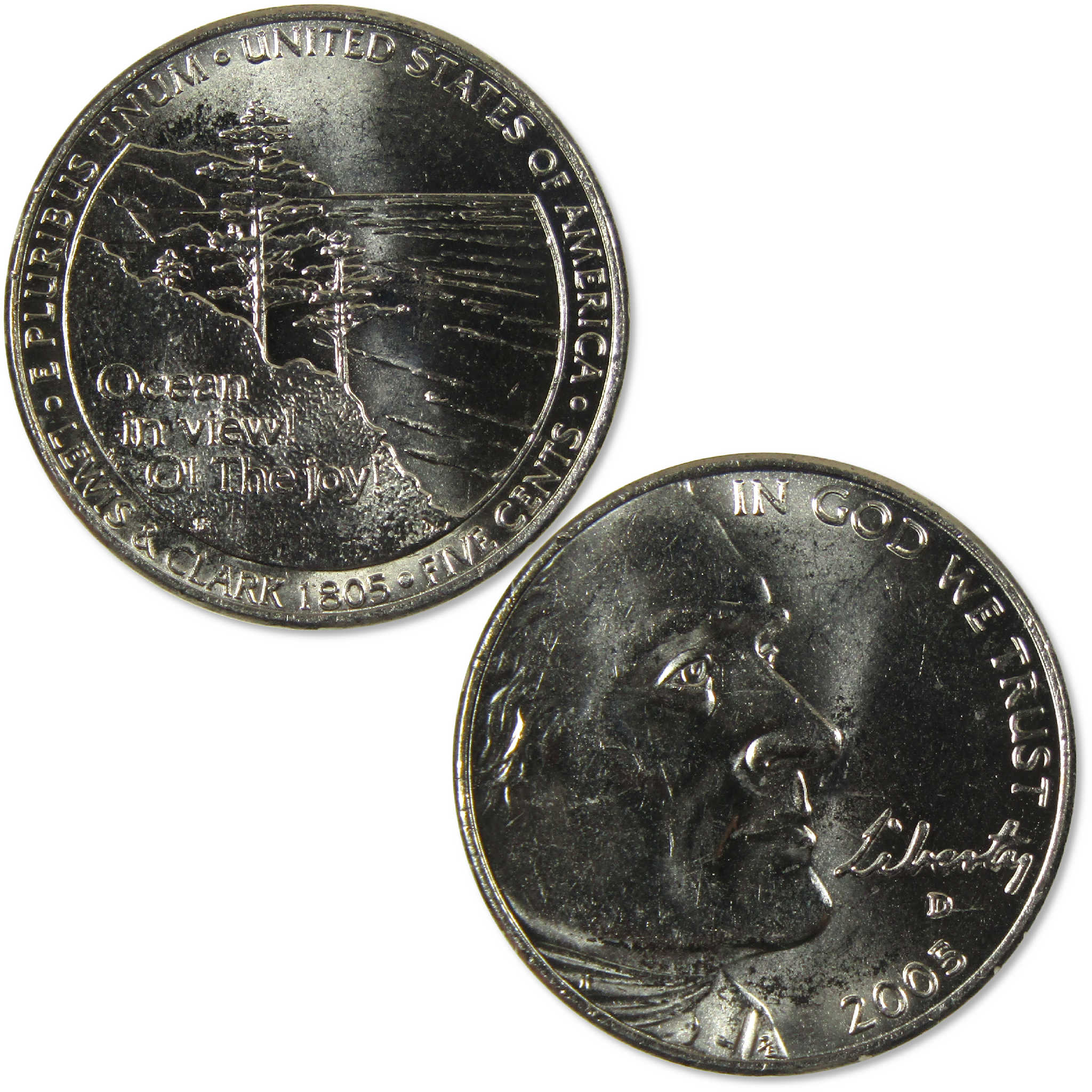 2004-2006 Westward Journey Jefferson Nickel 5 Coin Set Uncirculated