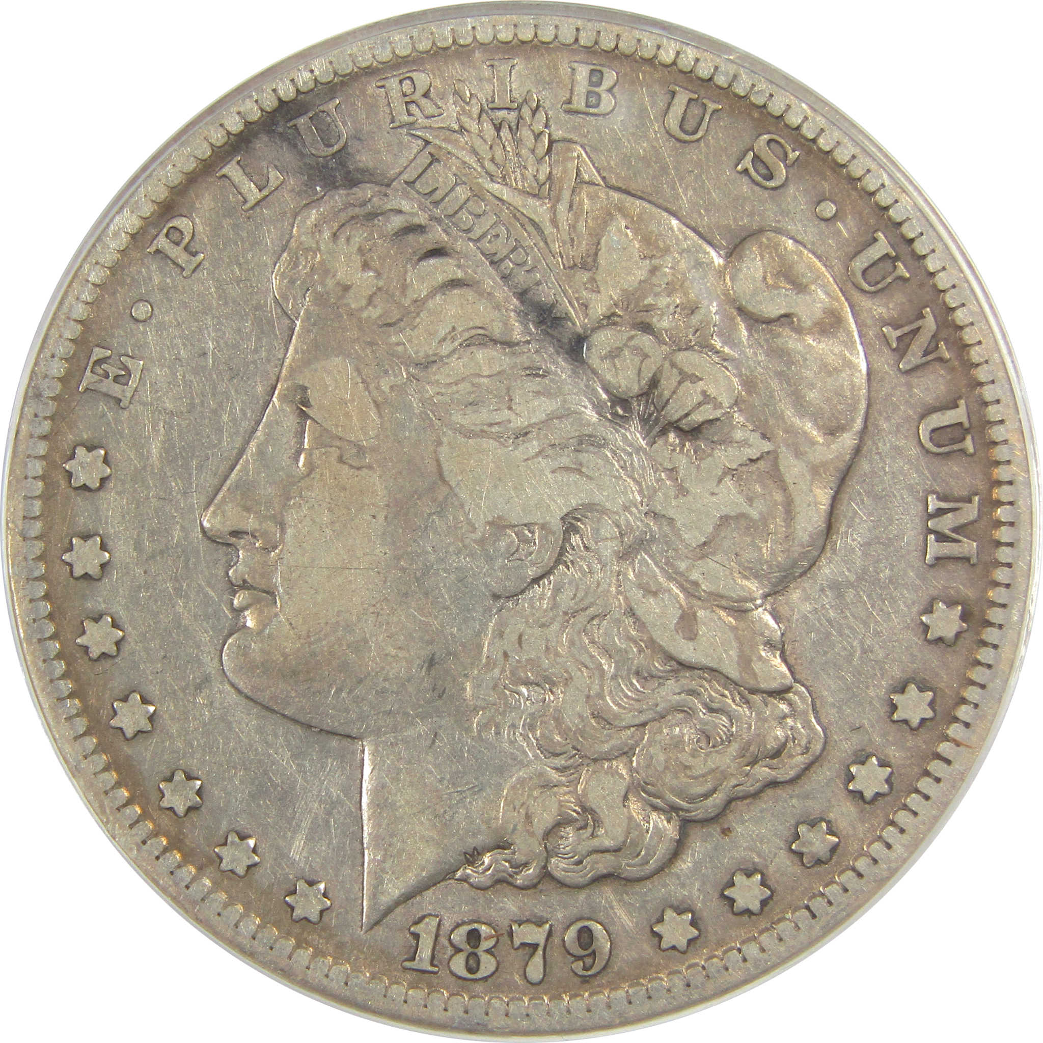 1879 CC Morgan Dollar VF 25 Details ANACS Silver $1 Coin SKU:I21902 - Morgan coin - Morgan silver dollar - Morgan silver dollar for sale - Profile Coins & Collectibles