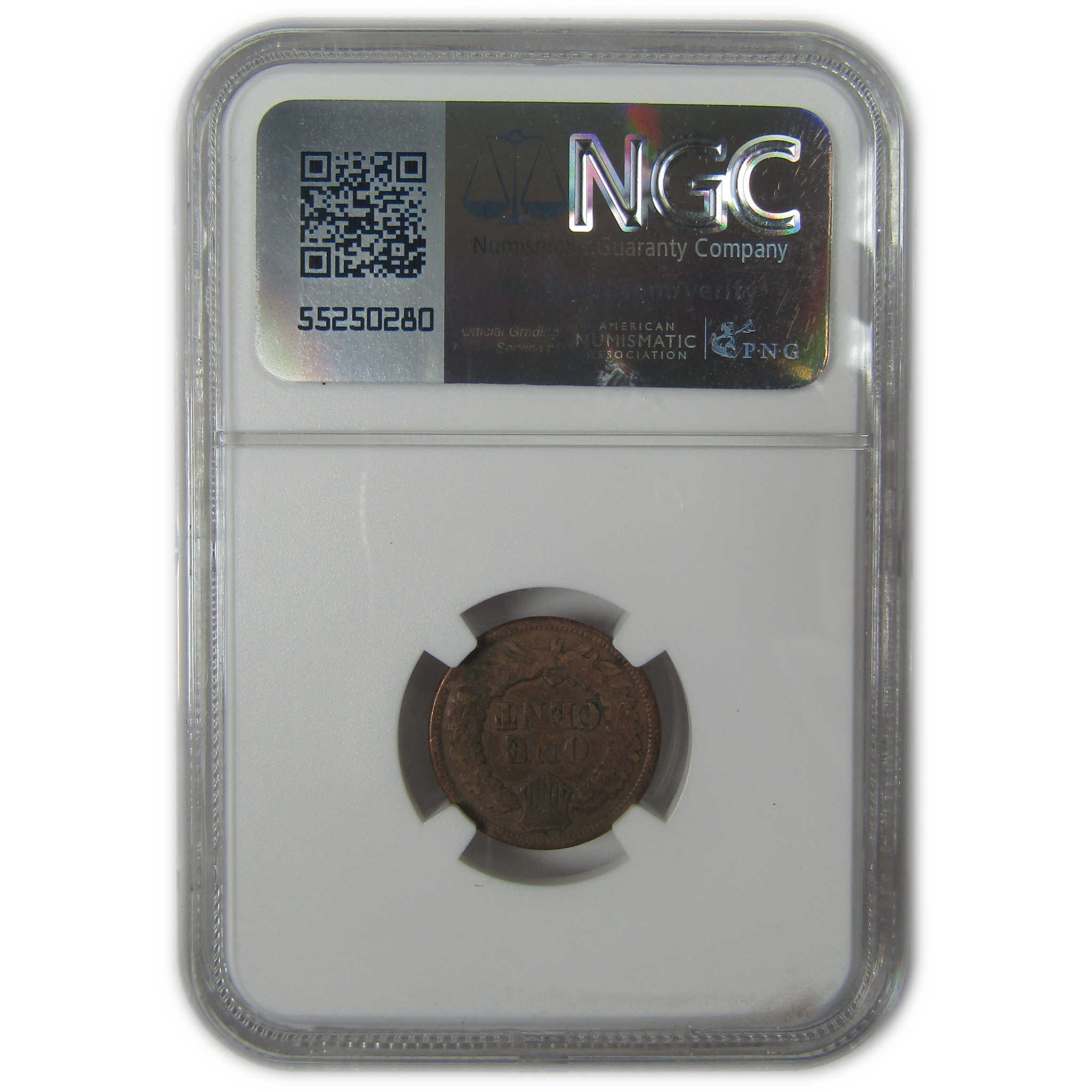 1877 Indian Head Cent F 12 BN NGC Penny 1c Coin Collectible SKU:I23615