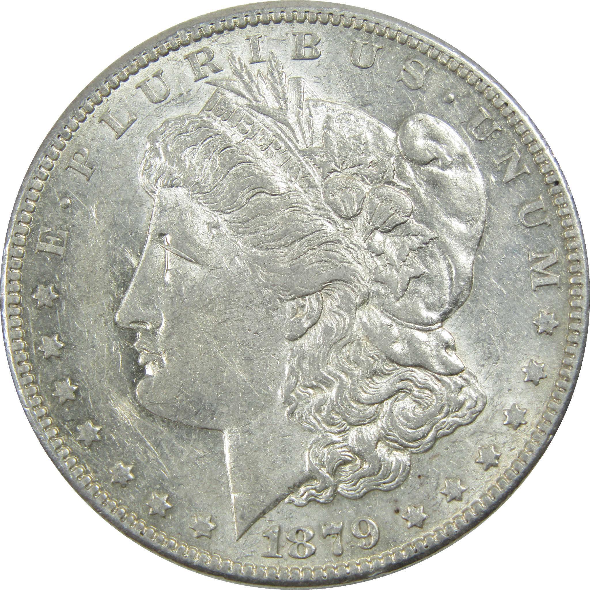 1879 S Rev 78 Morgan Dollar AU About Uncirculated Silver SKU:I13598 - Morgan coin - Morgan silver dollar - Morgan silver dollar for sale - Profile Coins & Collectibles