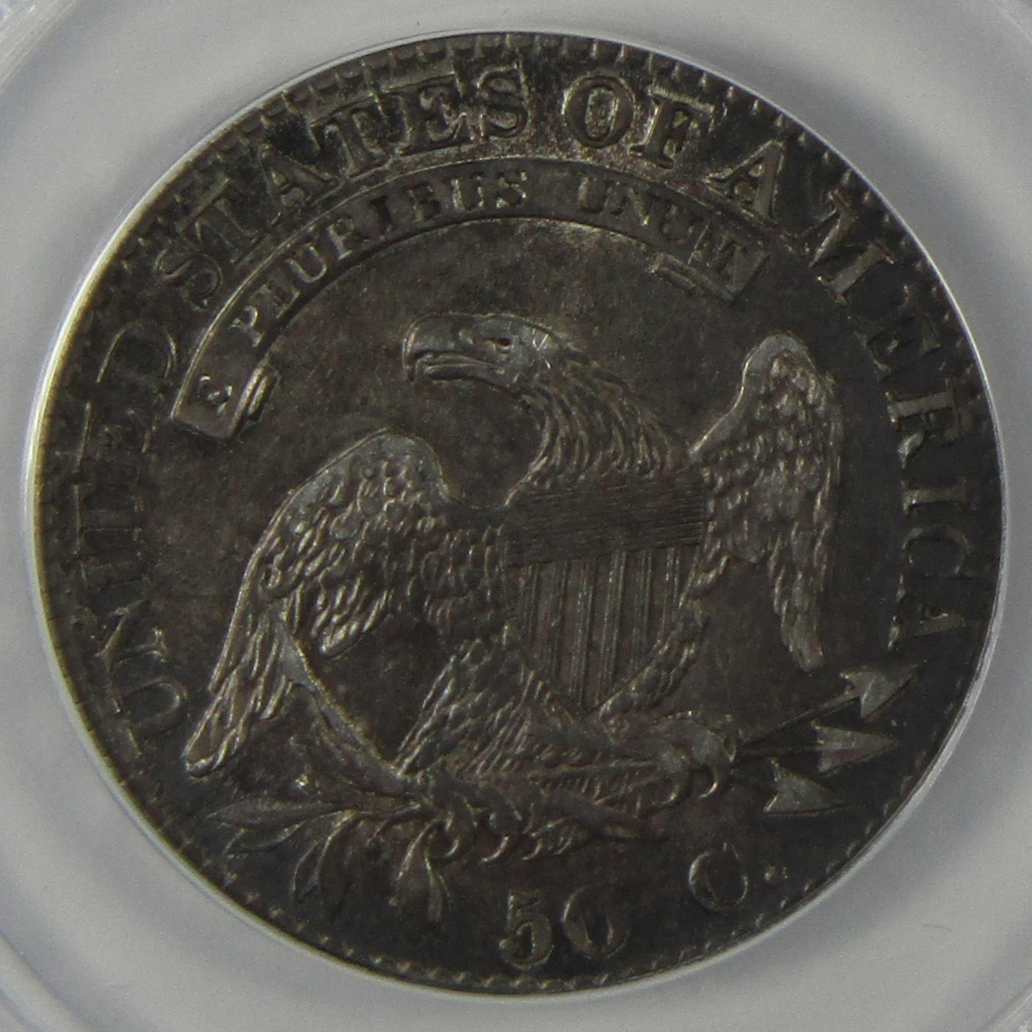 1832 Large Letters O-101a Capped Bust Silver Half Dollar EF 45 ANACS