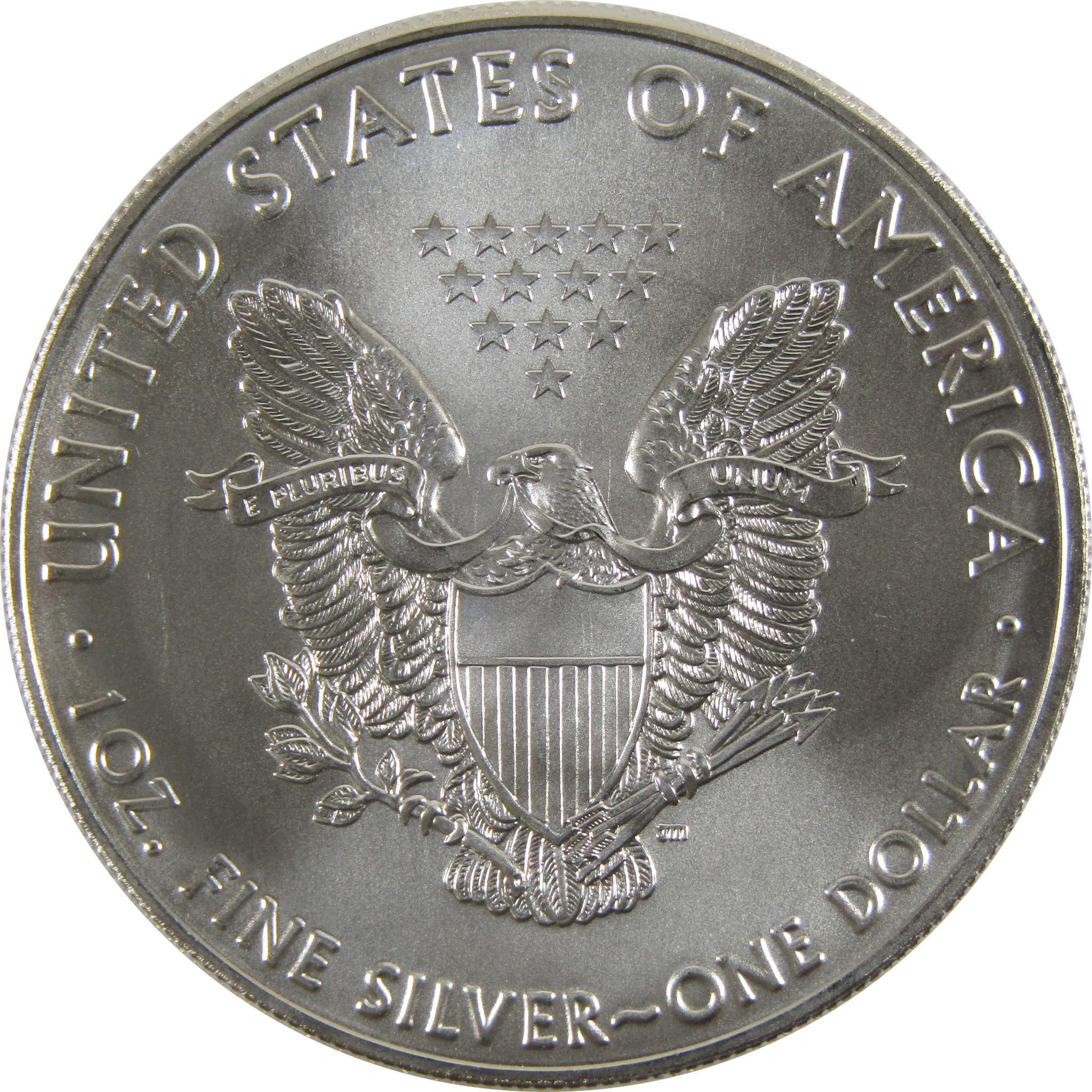 2020 American Eagle BU Uncirculated 1 oz .999 Silver Bullion $1 Coin