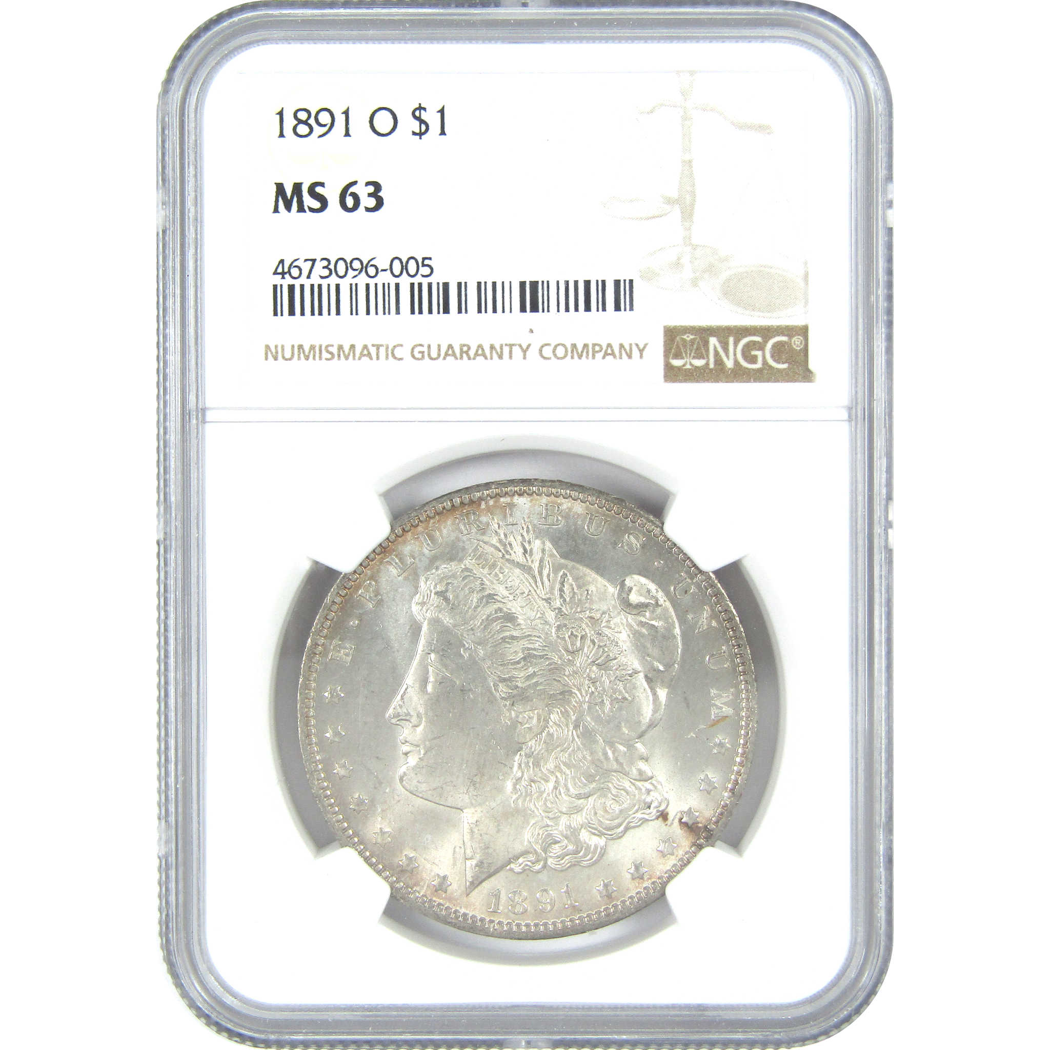 1891 O Morgan Dollar MS 63 NGC Silver $1 Uncirculated Coin SKU:I16439 - Morgan coin - Morgan silver dollar - Morgan silver dollar for sale - Profile Coins & Collectibles