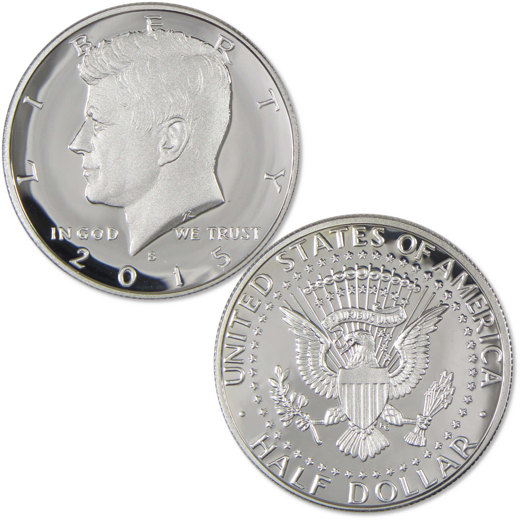 2015 S Kennedy Half Dollar Choice Proof Silver 50c Coin