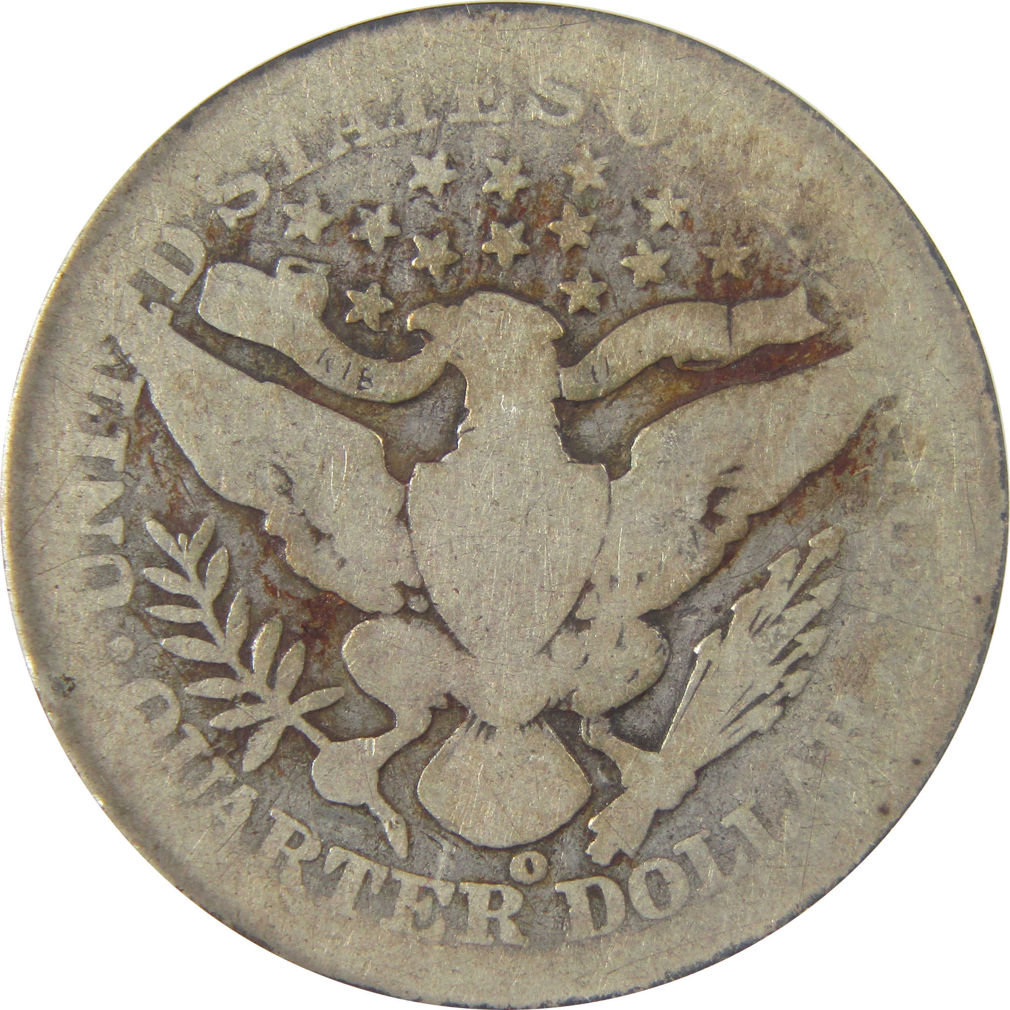 1901 O Barber Quarter AG 3 ANACS Silver 25c Coin SKU:I22200