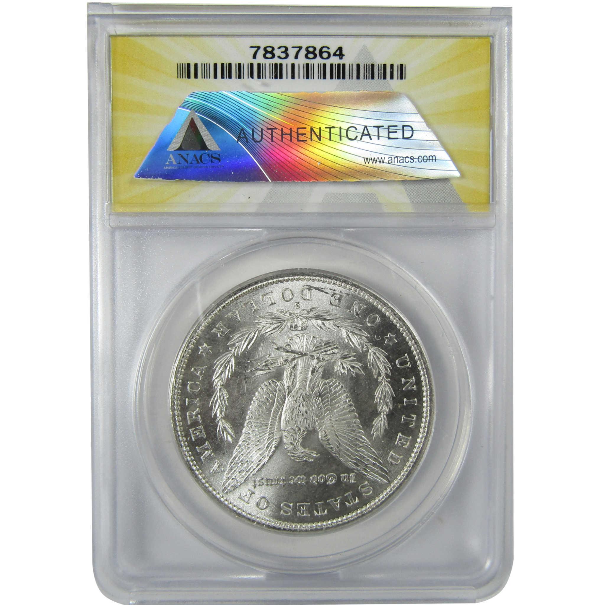 1879 S Rev 79 Morgan Silver Dollar MS 62 ANACS Uncirculated SKU:CP607 - Morgan coin - Morgan silver dollar - Morgan silver dollar for sale - Profile Coins & Collectibles
