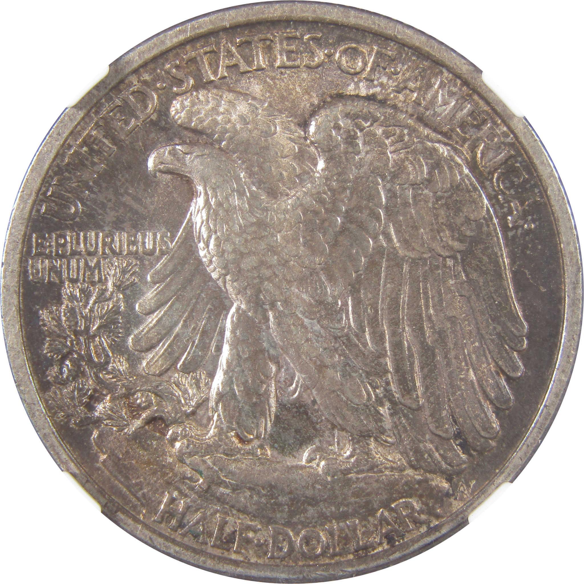1916 Liberty Walking Half Dollar AU 58 NGC Silver 50c Coin SKU:I17925