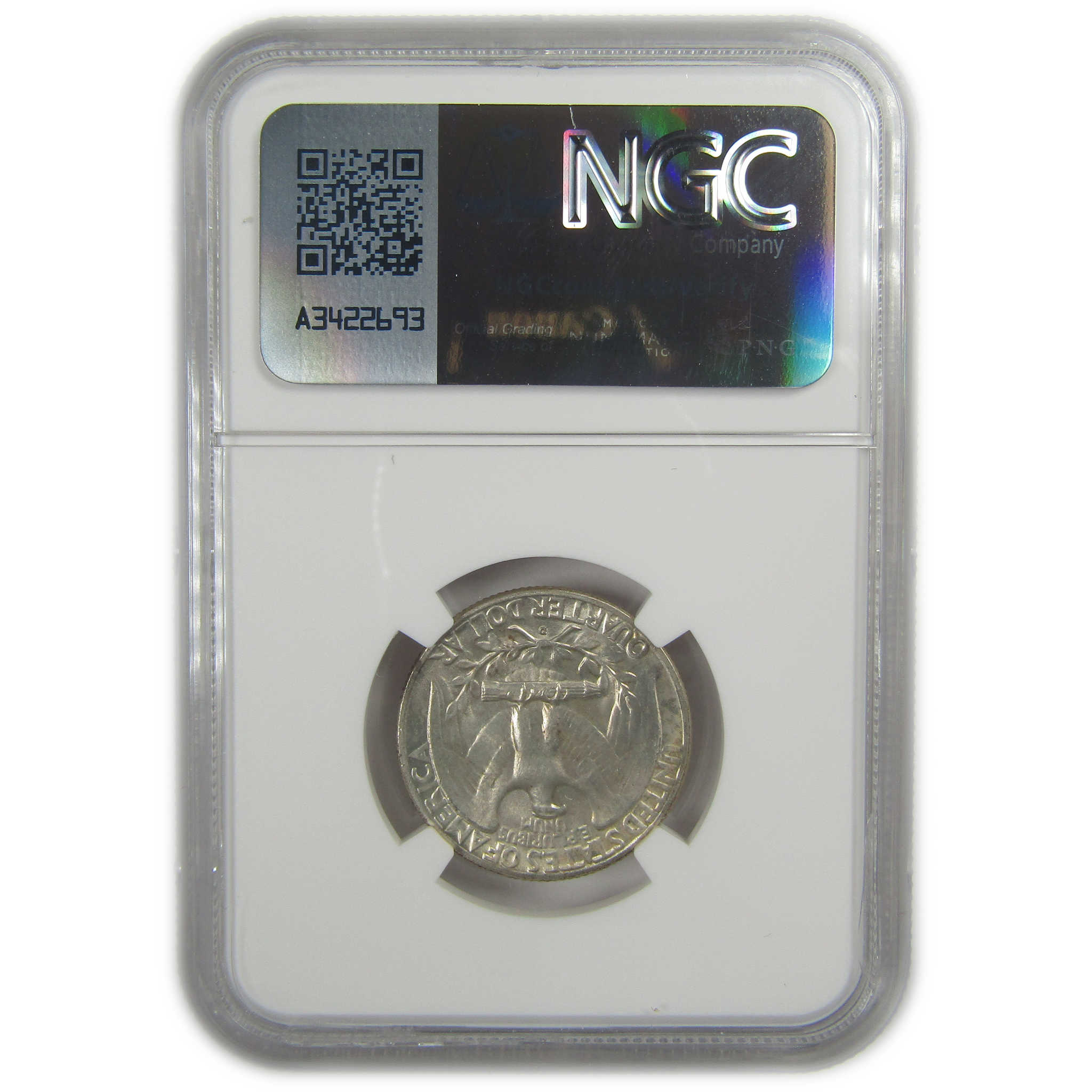 1951 D Washington Quarter MS 66 NGC Silver Bag Fragment SKU:I20517