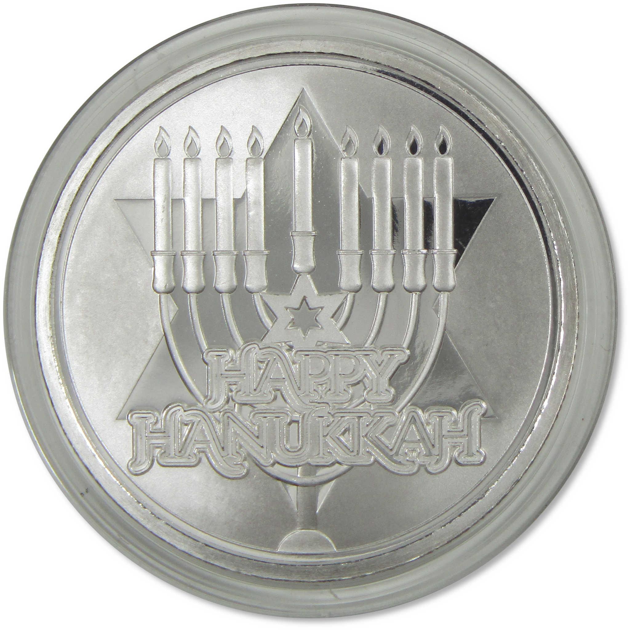 2024 Happy Hanukkah 1 oz .999 Silver Round Collectible