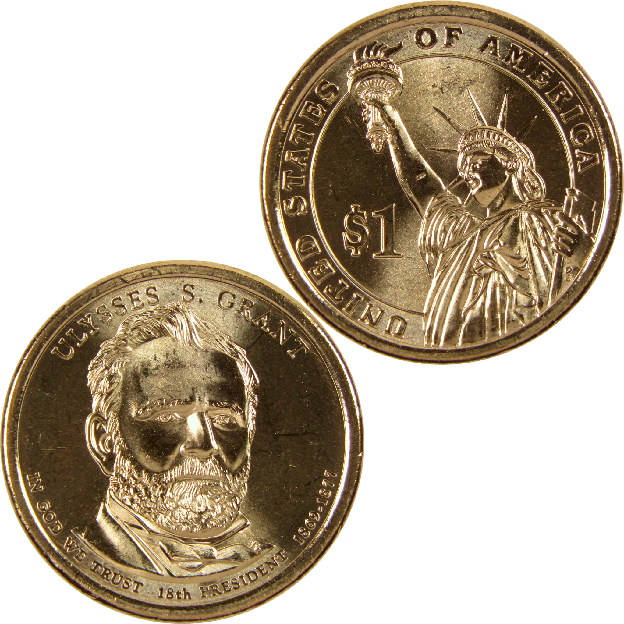 2011 D Ulysses S Grant Presidential Dollar BU Uncirculated $1 Coin