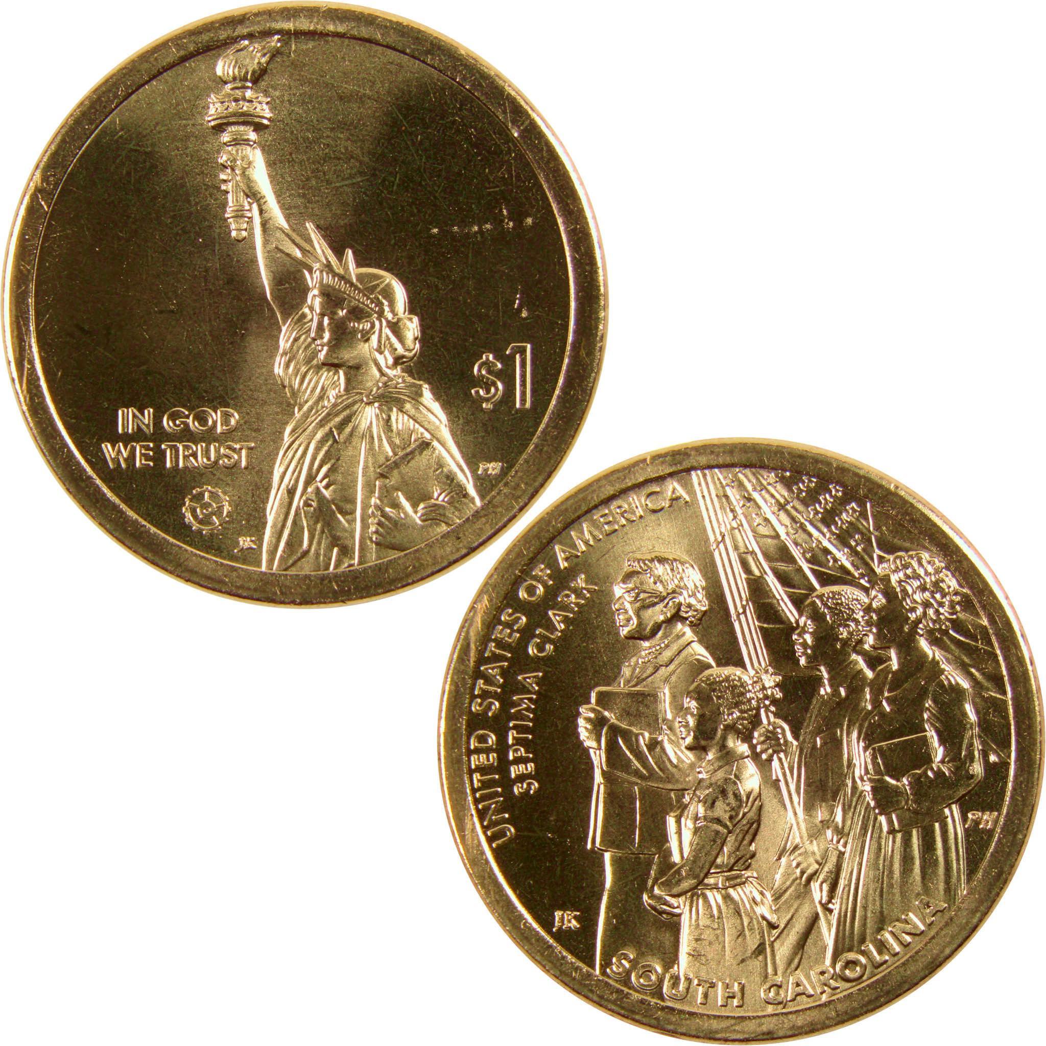 2020 P Septima Clark American Innovation Dollar BU Uncirculated $1