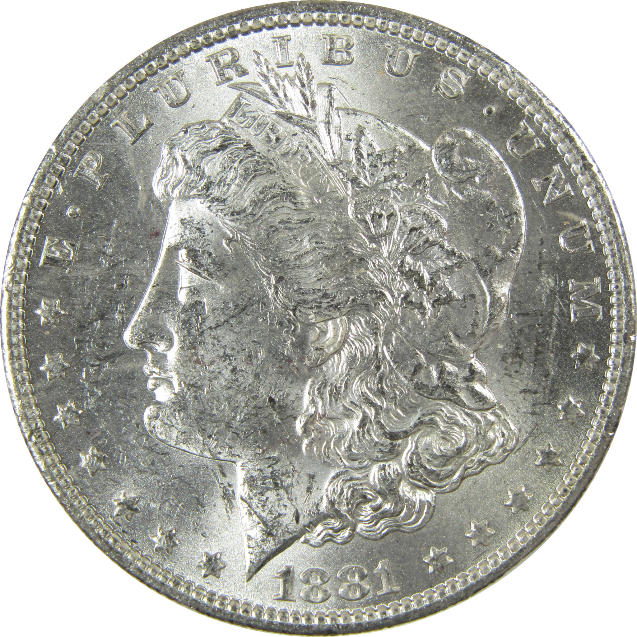 1881 O Morgan Silver Dollar Uncirculated Mint State $1 Coin SKU:I27708